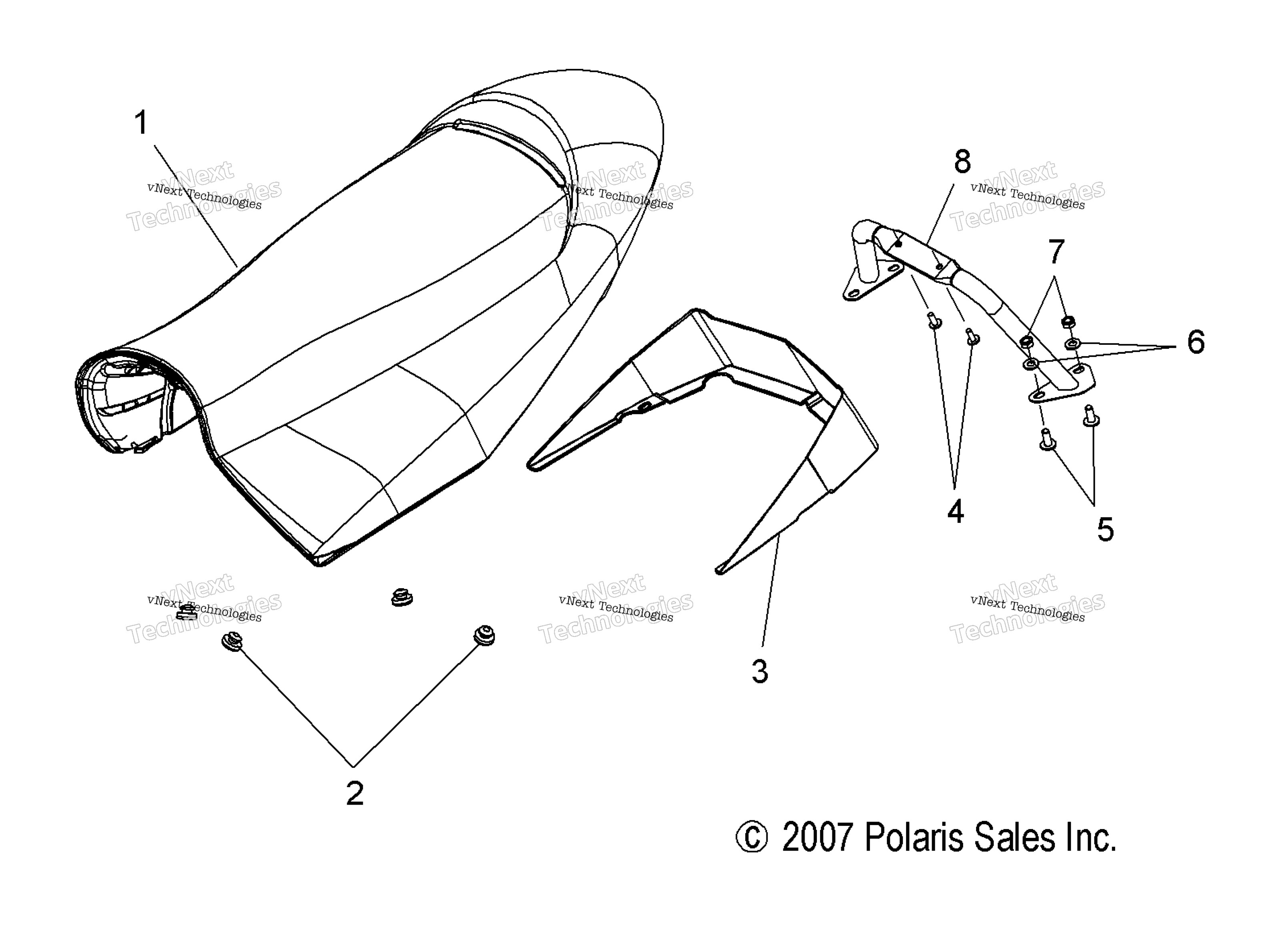 Кузов, сиденье Asm