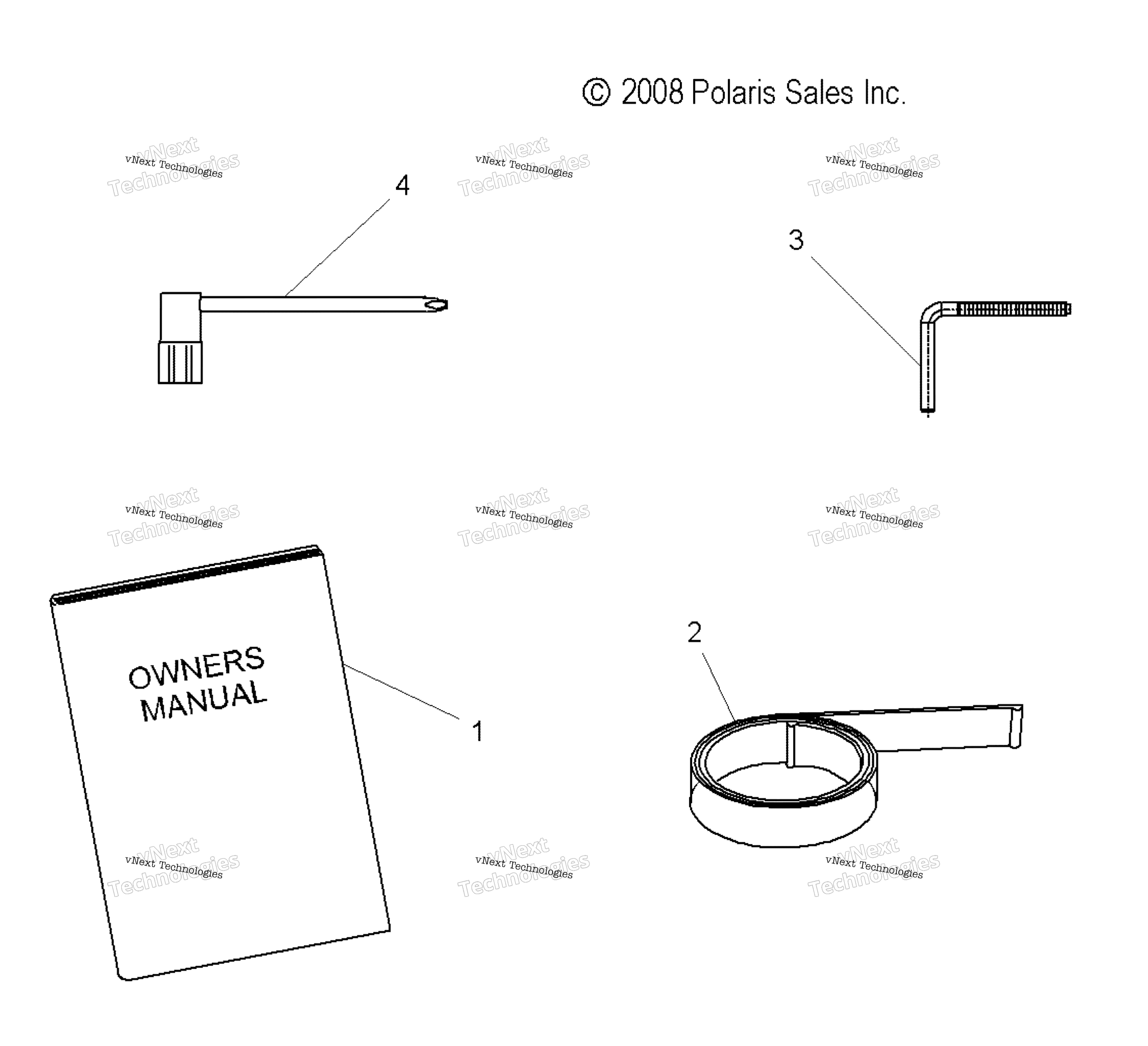 Tools, инструмент комплект & Owners Manual All Options