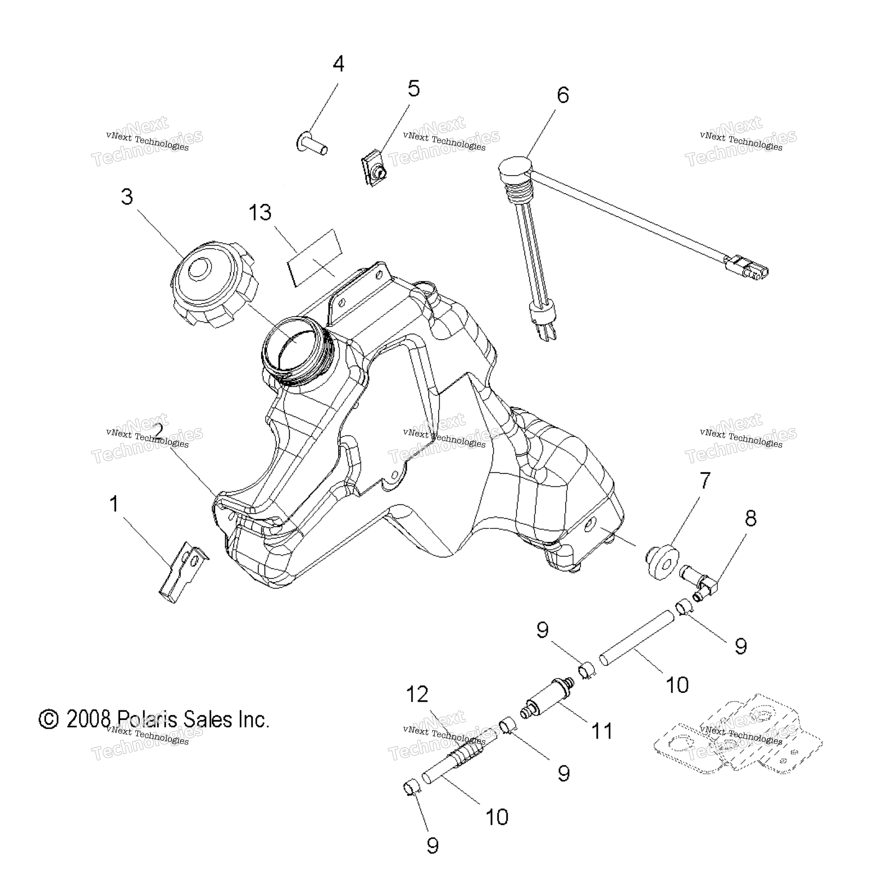 Engine, масляный Bottle S10pk6hsa / Hsl / Hea / Pm6hsa / Hsl