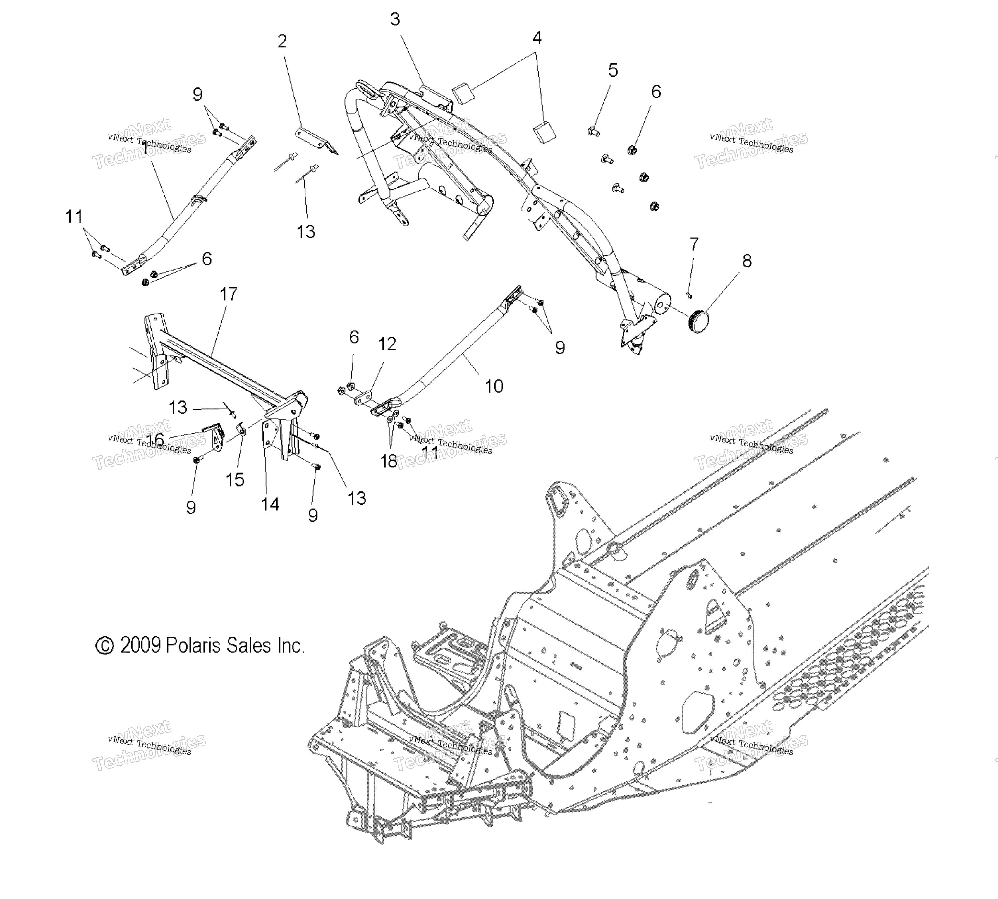 Chassis, передний