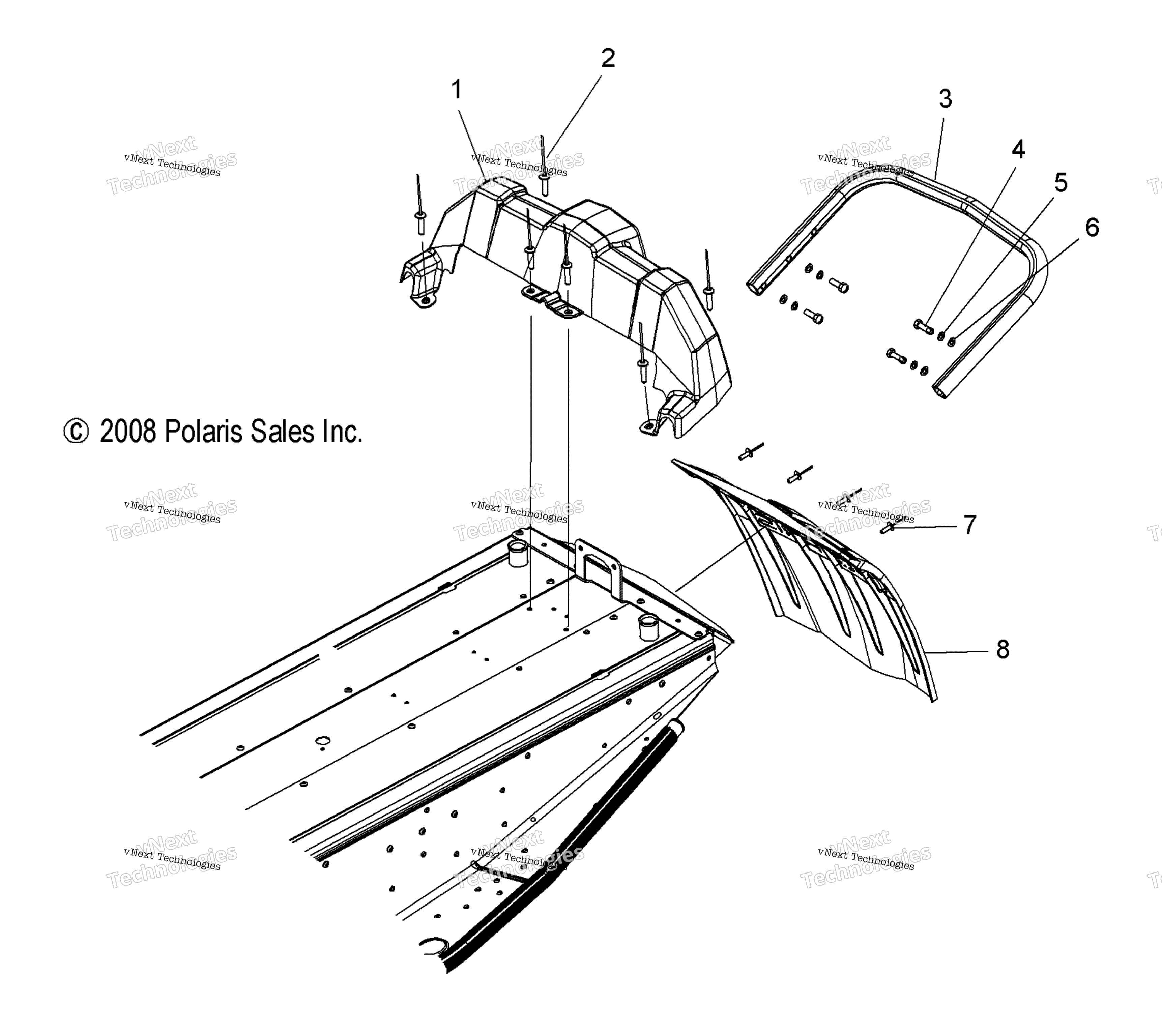 Body, задний Bumper, Snowflap, & Taillight Housing Options