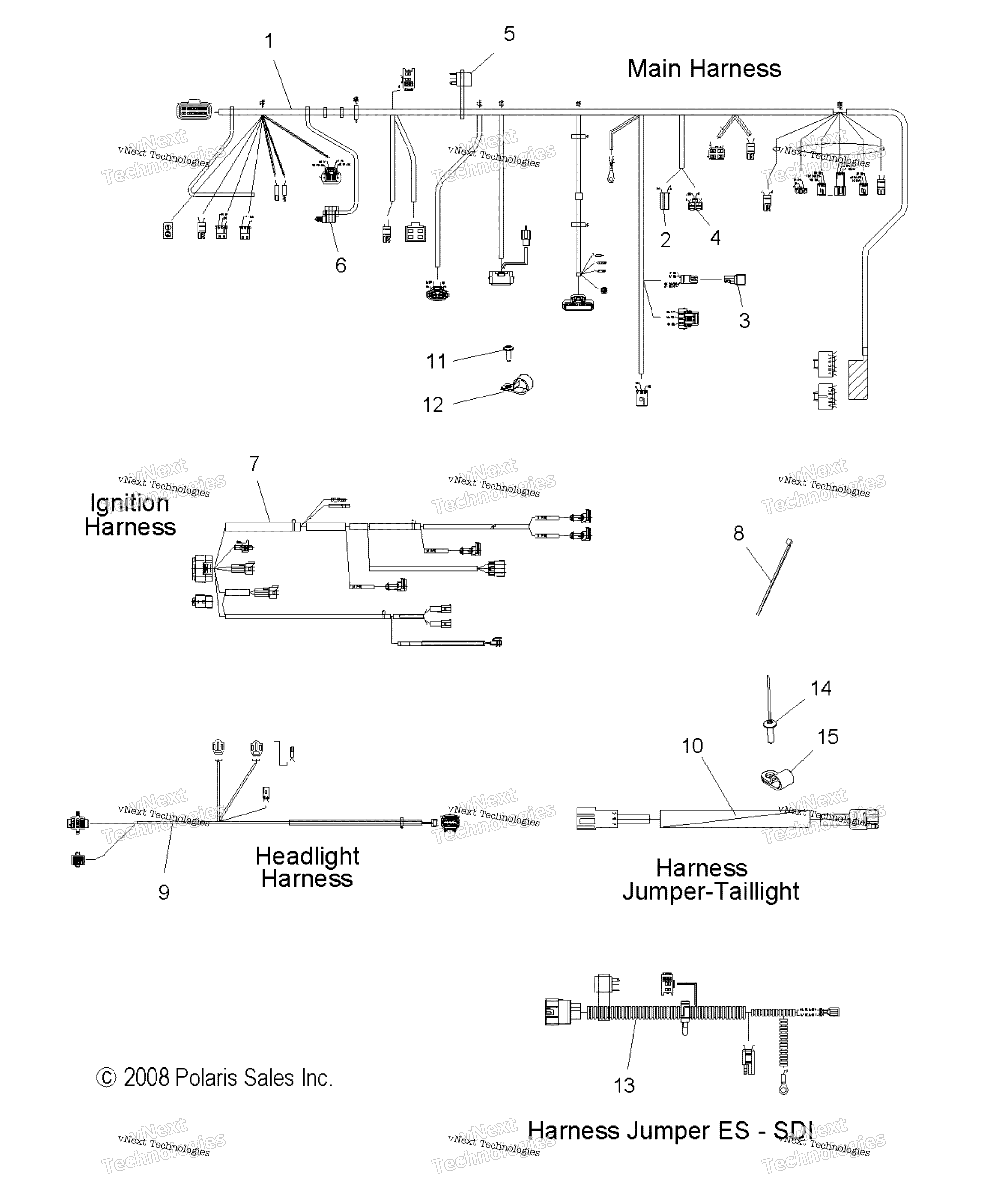 Electrical, Wiring Harnesses All опции