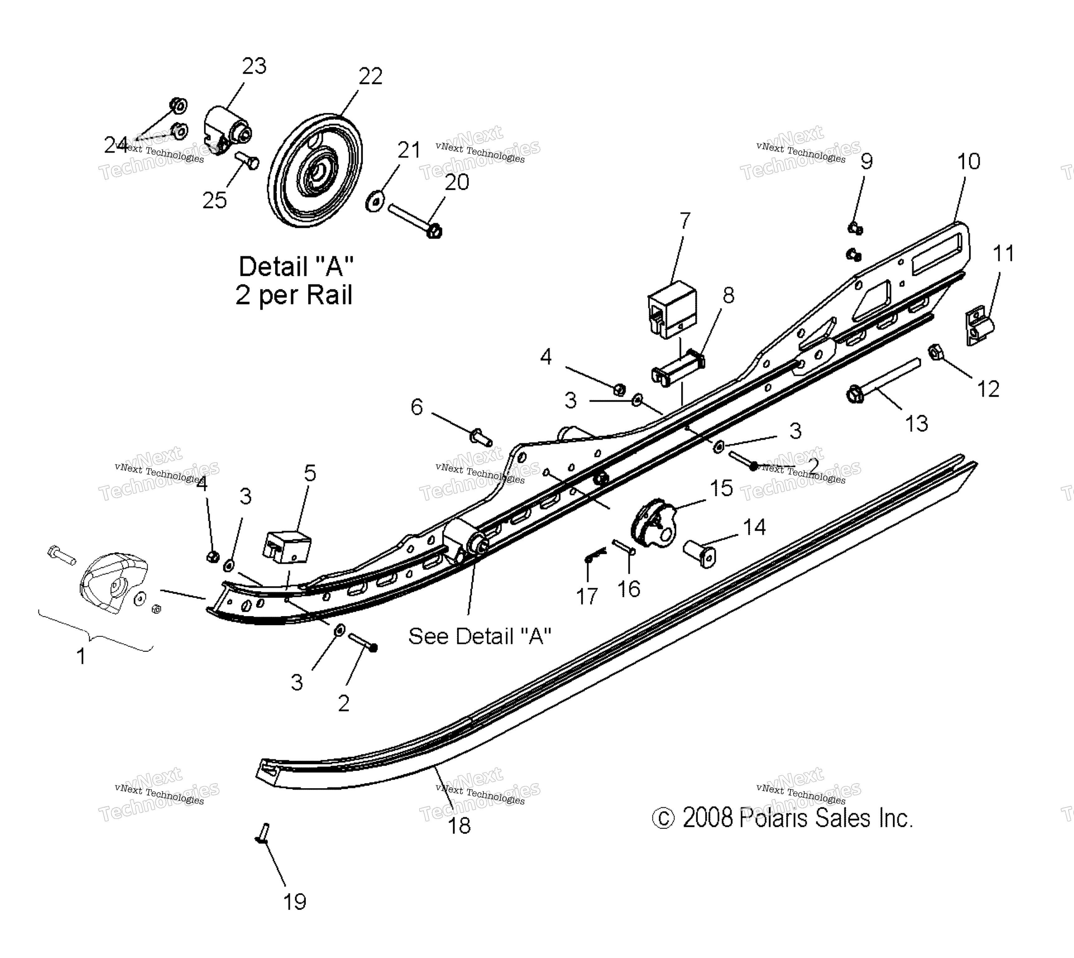 Suspension, Rail крепление All Options