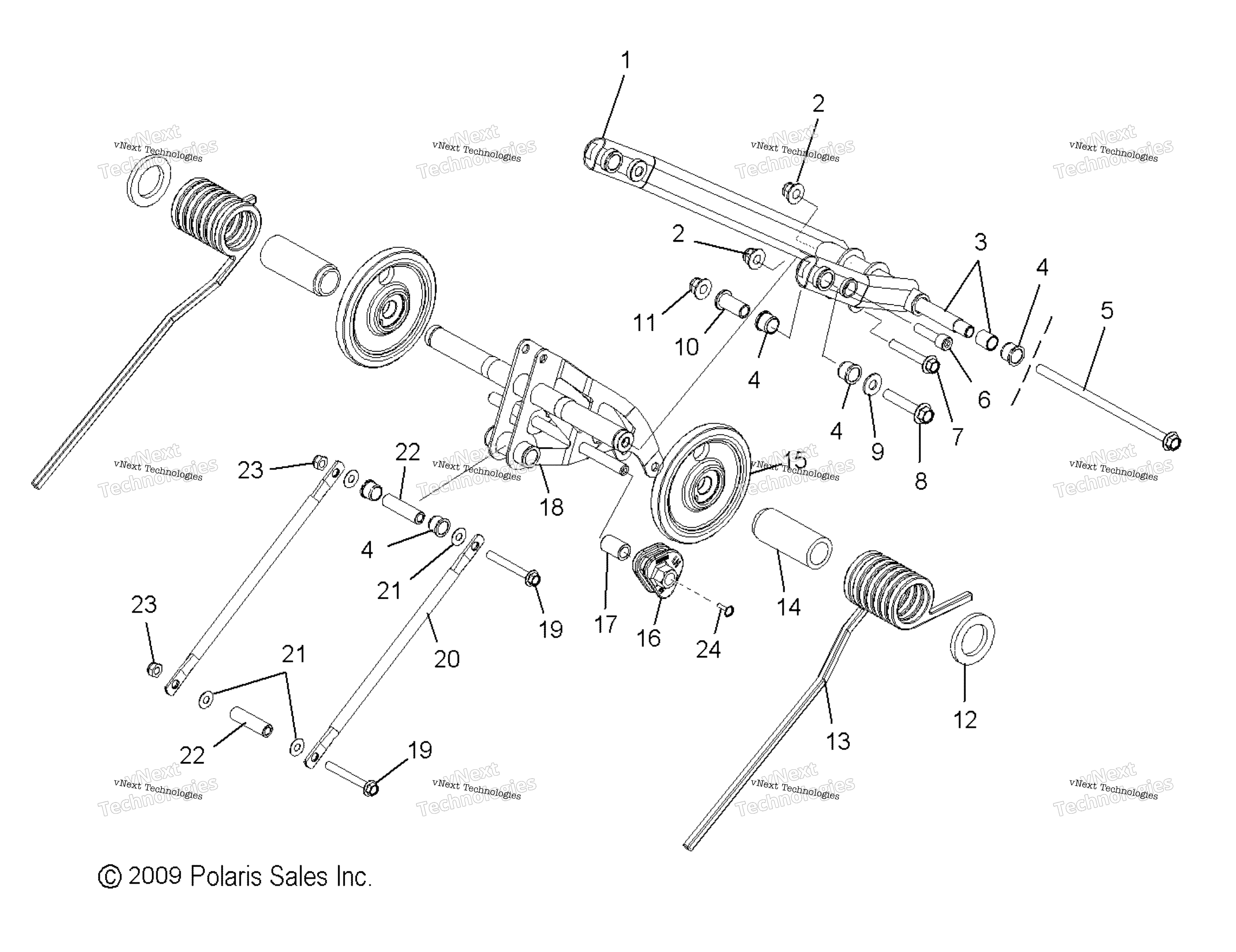 Подвеска, задняя Torque Arm All Options