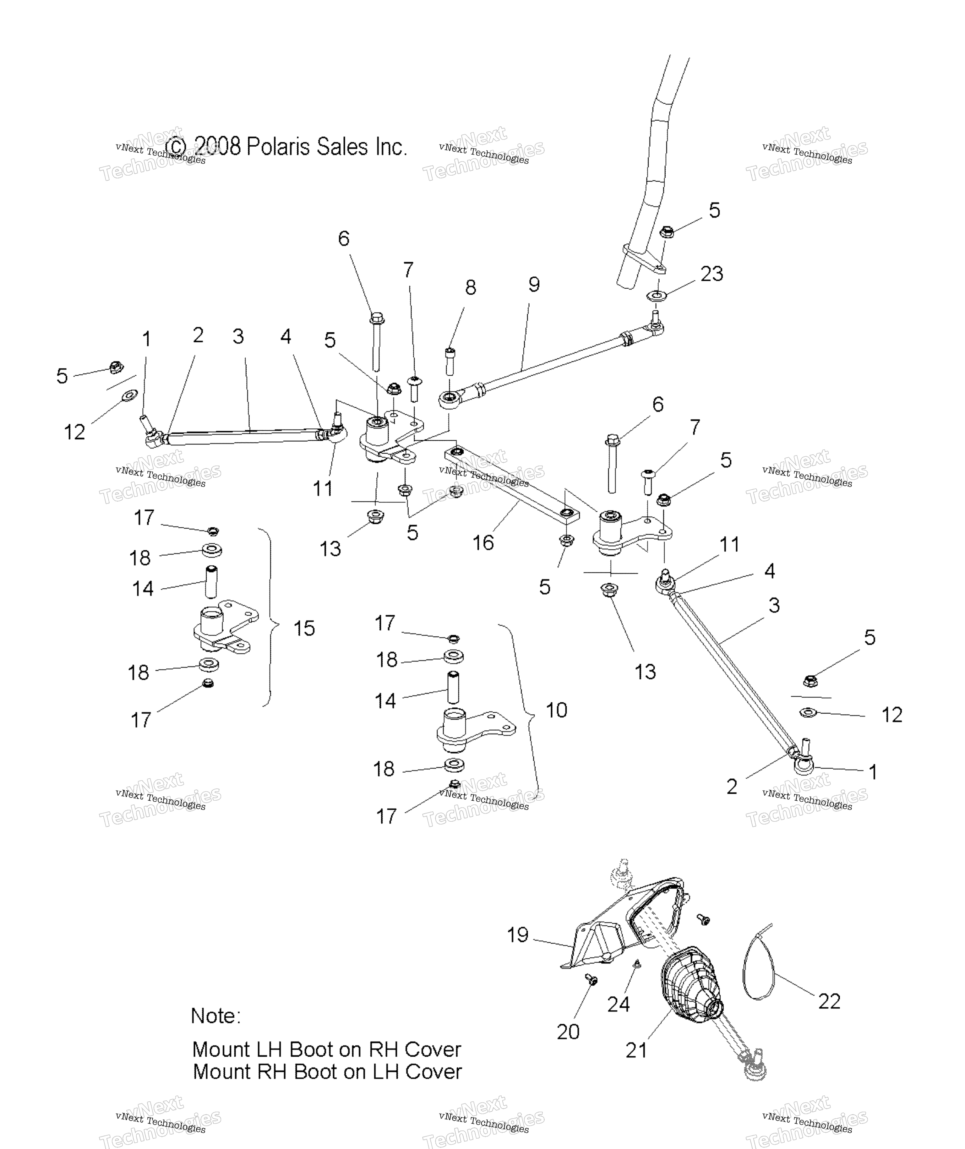 Steering, Lower & тяга Rods All Options