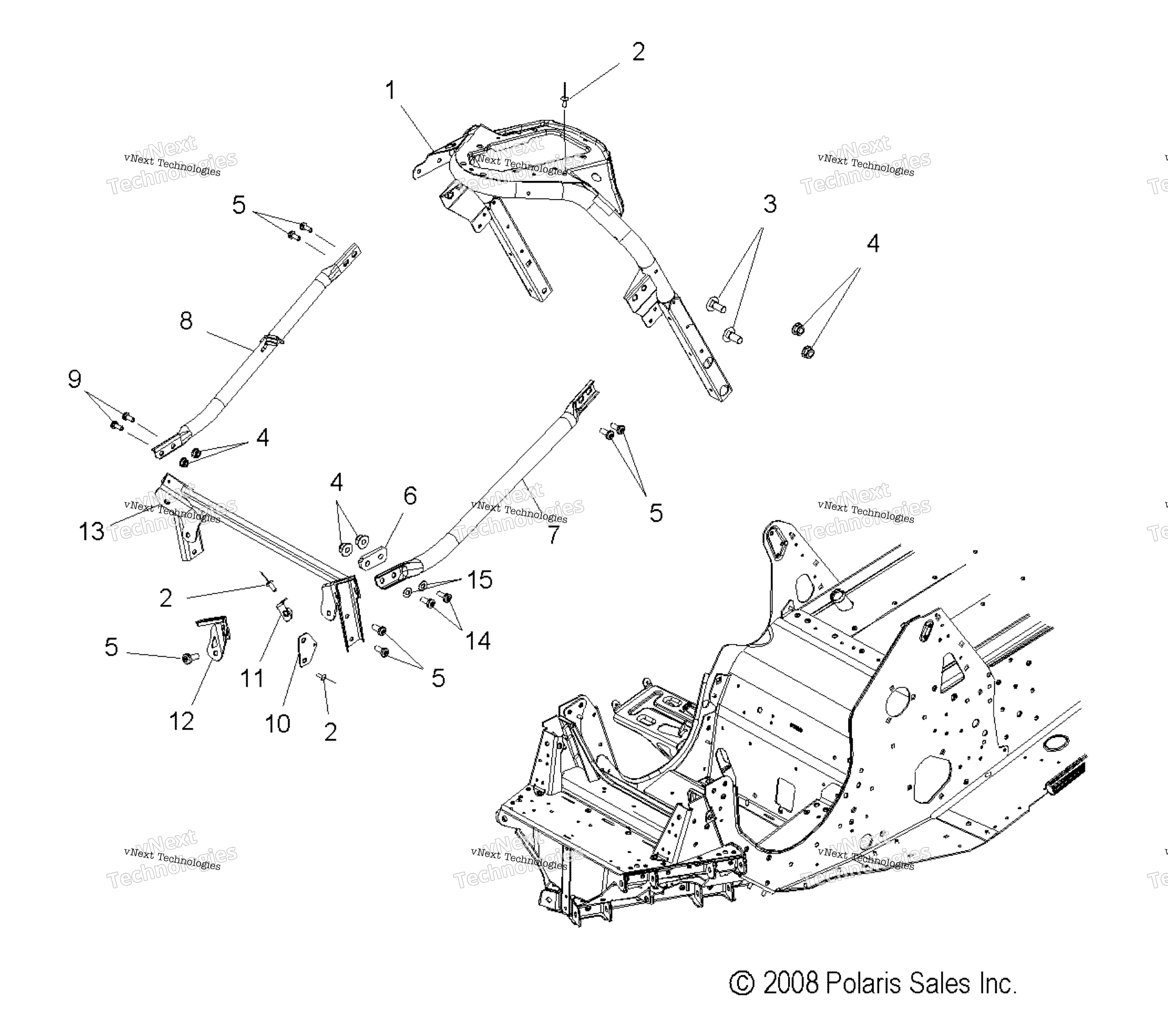 Chassis, передний Asm. All Options