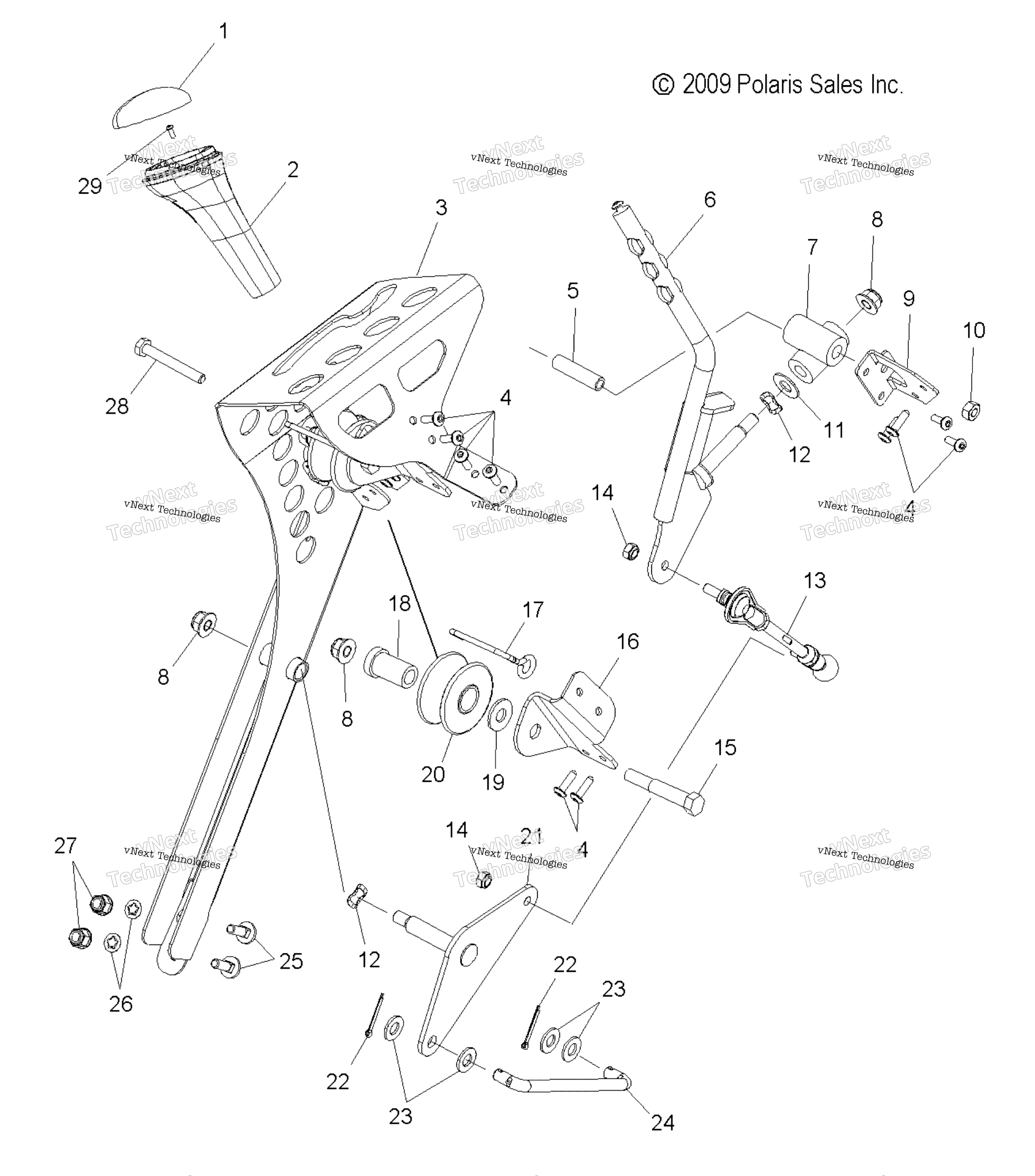 Привод Train, Shift Linkage