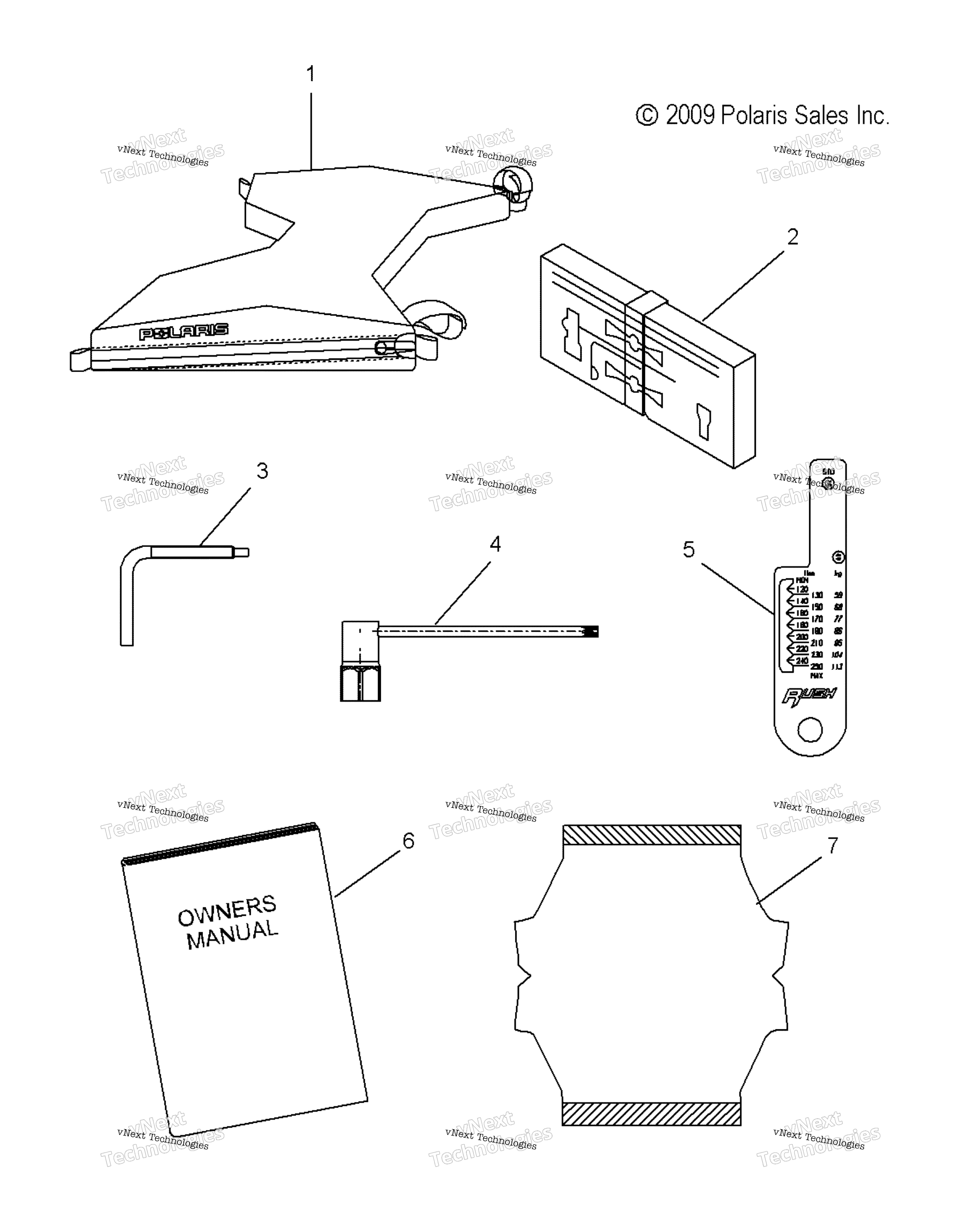 Tools, инструмент комплект & Owners Manual All Options
