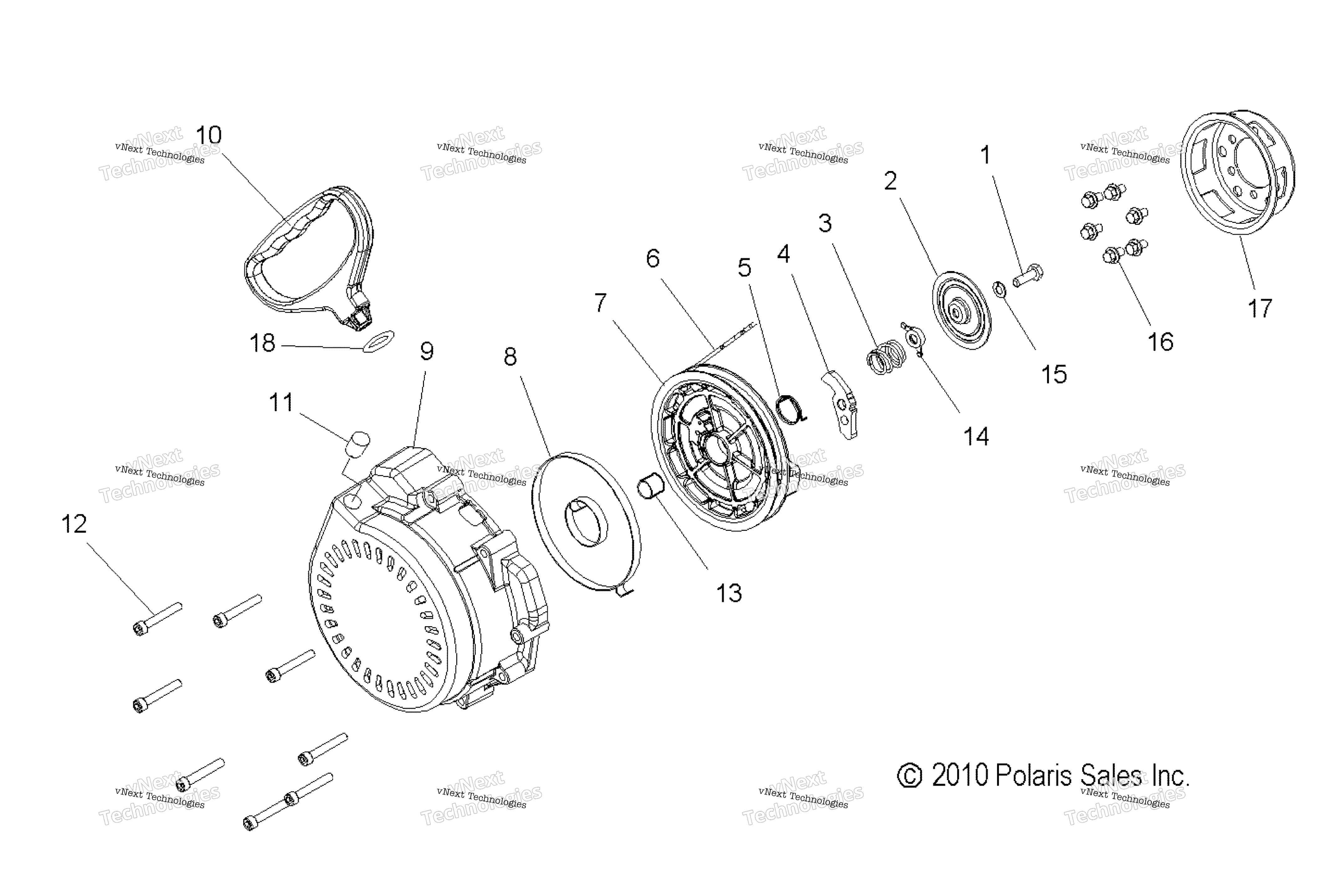 Engine, Recoil стартер All Options