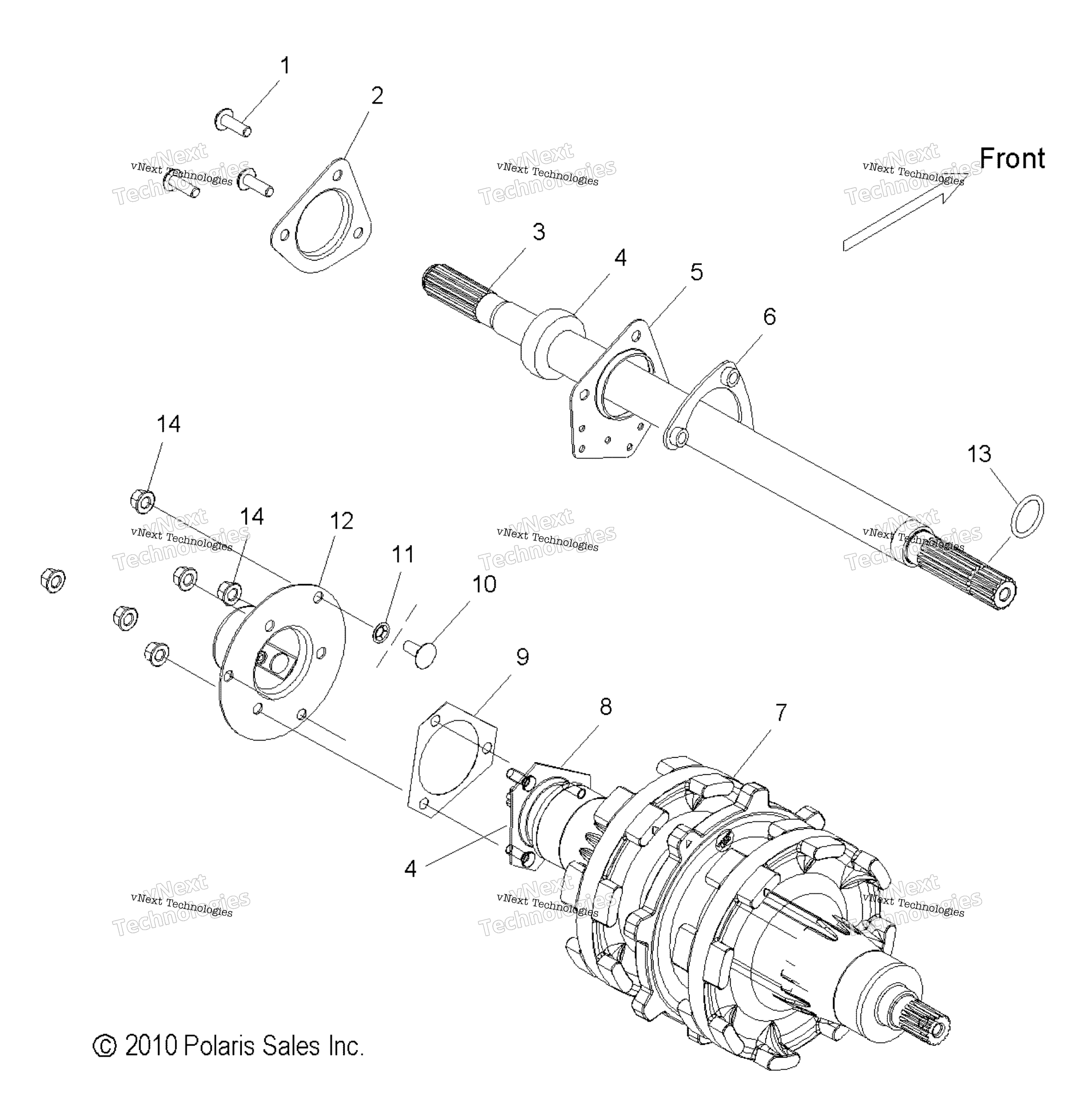 Привод Train, Jackshaft & Driveshaft