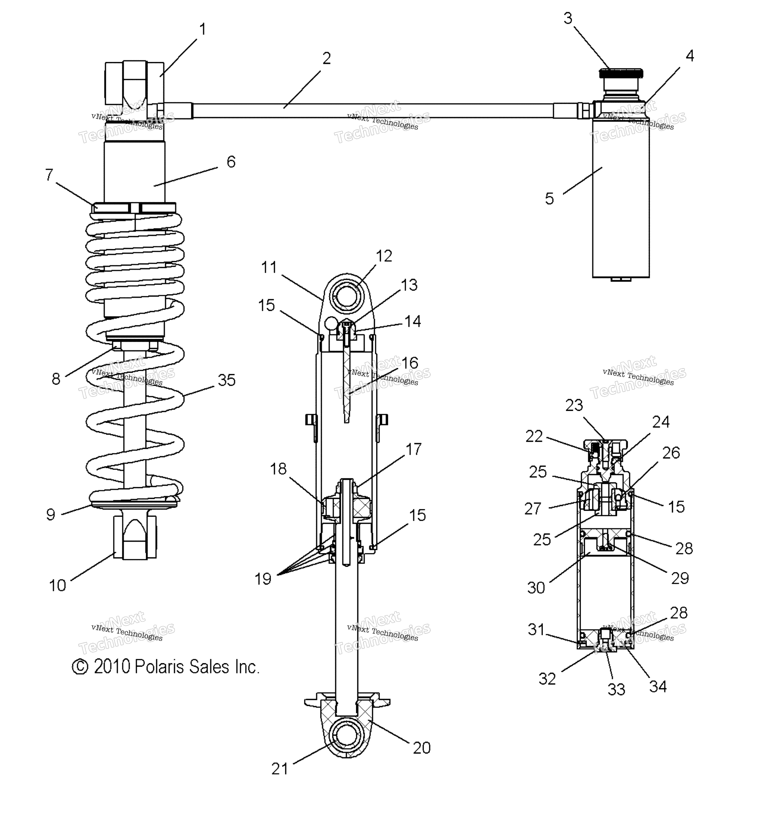 Suspension, Shock, передний Track