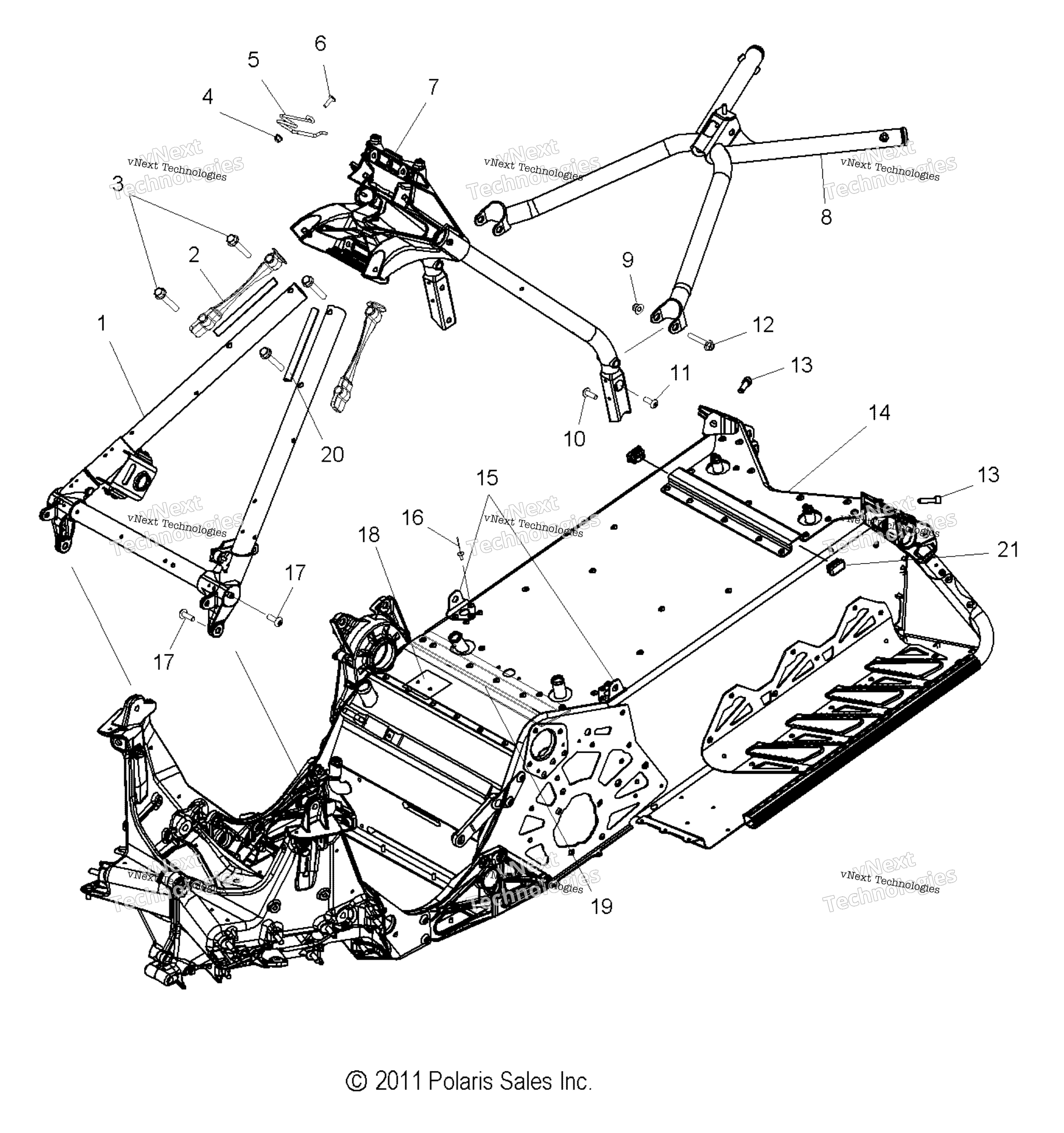 Chassis, Chassis узел & Over Structure