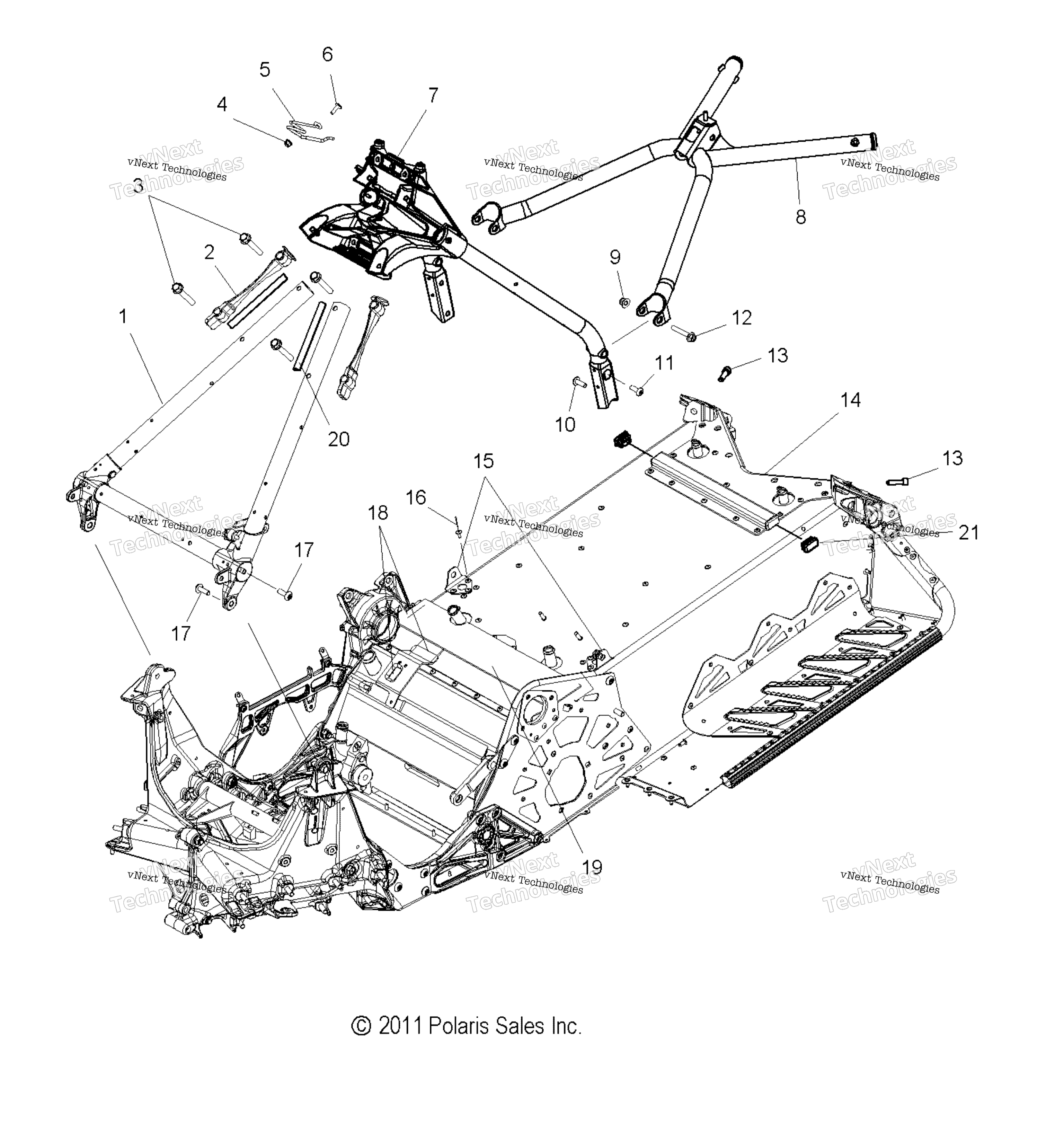 Chassis, Chassis узел & Over Structure