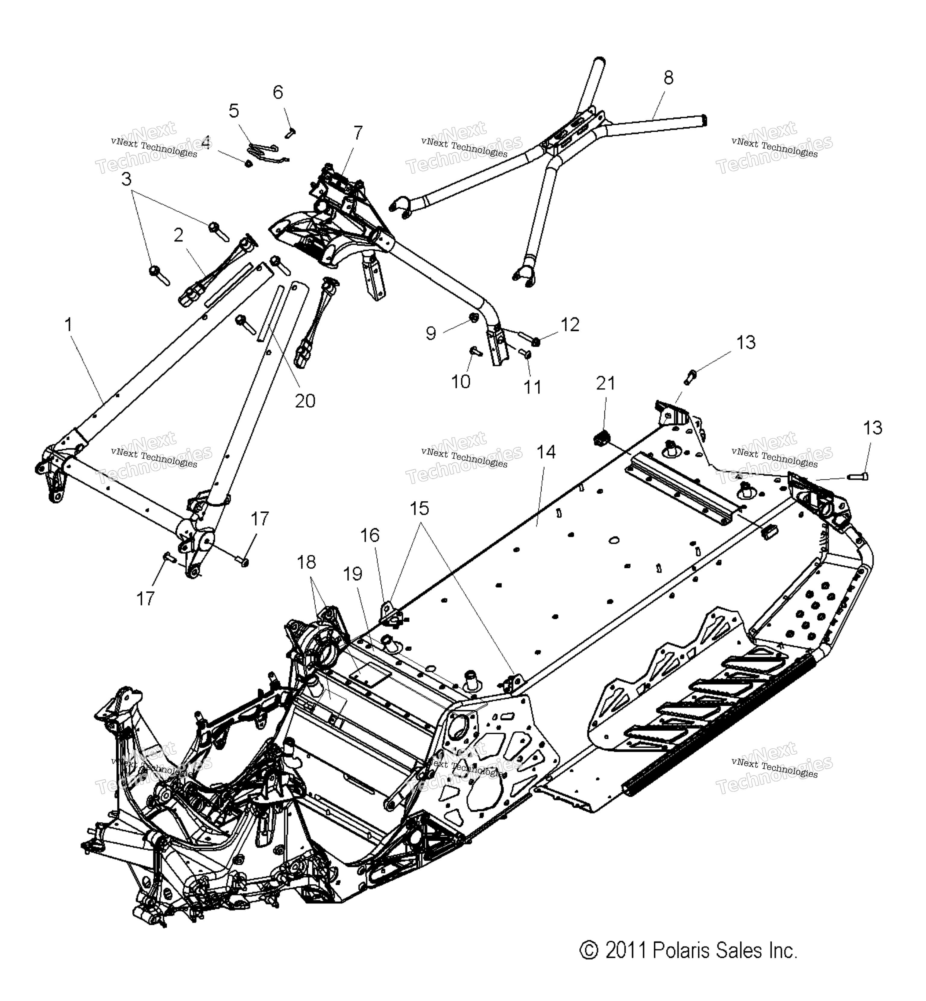 Chassis, Chassis узел & Over Structure