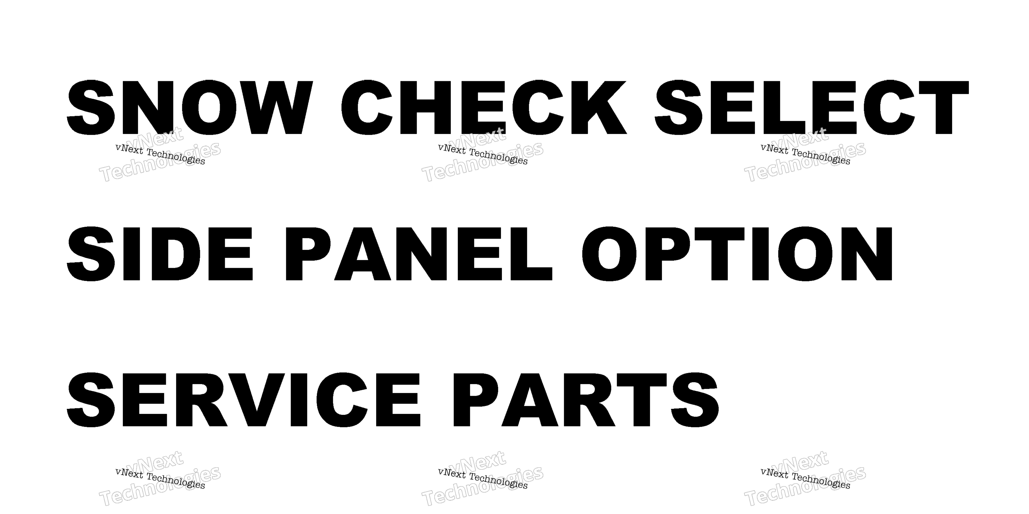 Accessory, Snow Check, Side панель Option All Options