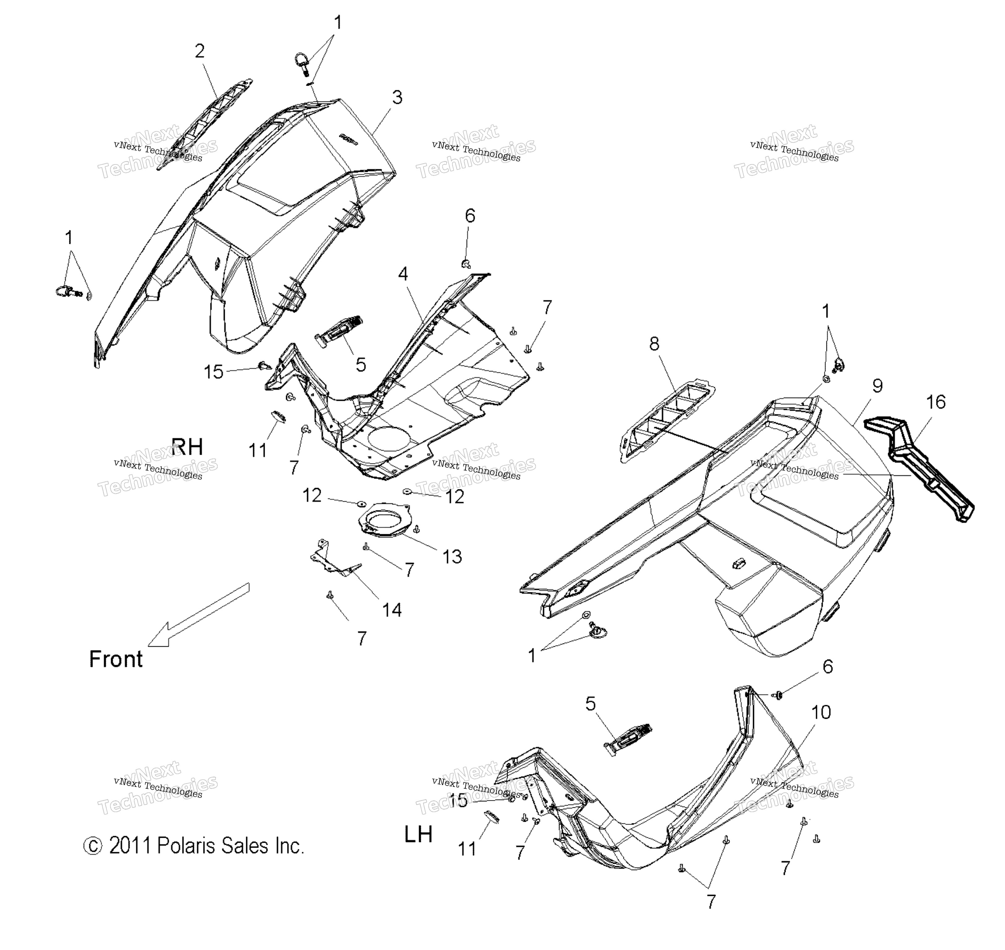 Body, Fenders & Side Panels All опции