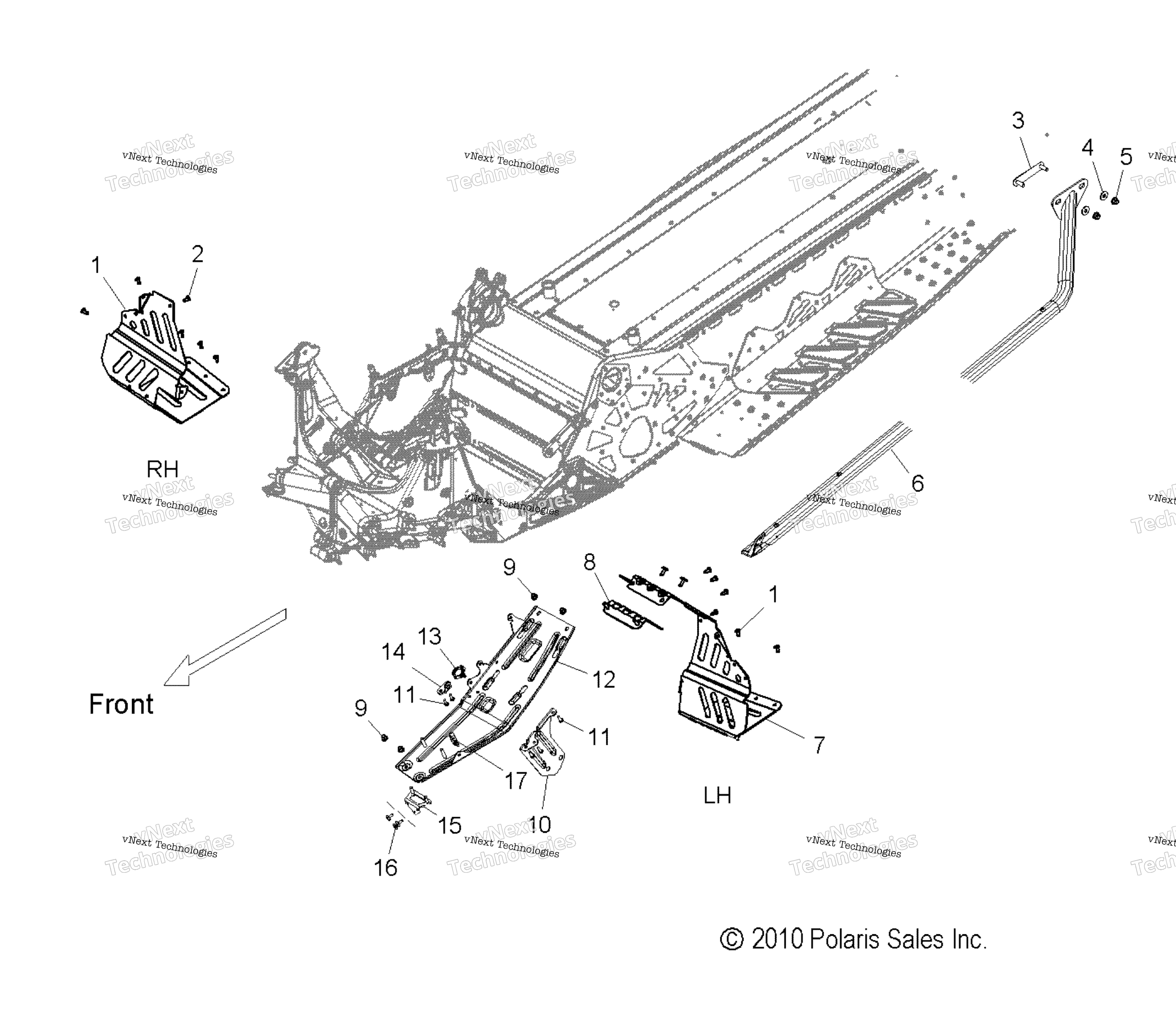 Chassis, сцепление защита & Footrests All Options
