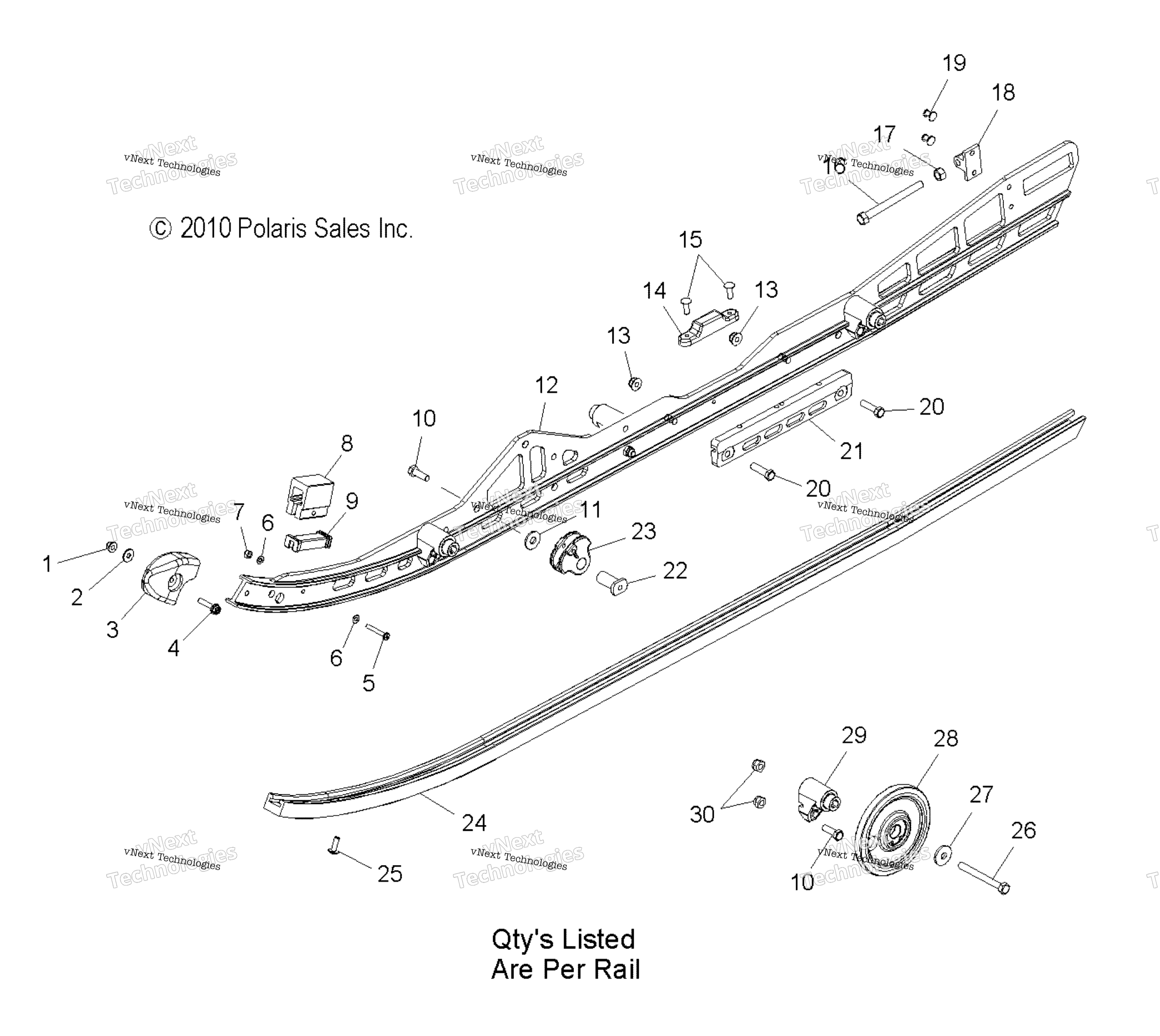 Suspension, Rail крепление All Options