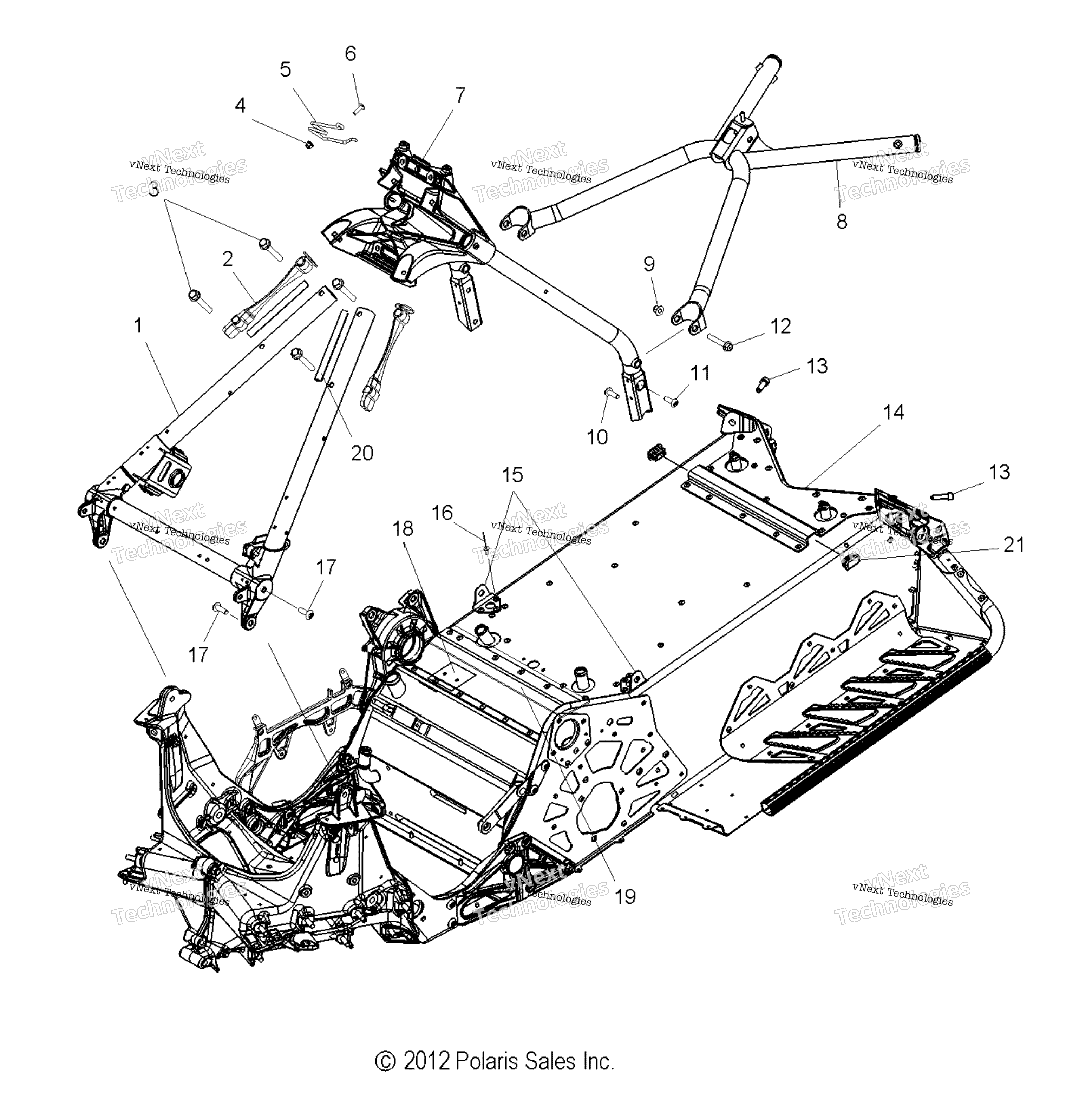 Chassis, Chassis Asm. & Over Structure All опции