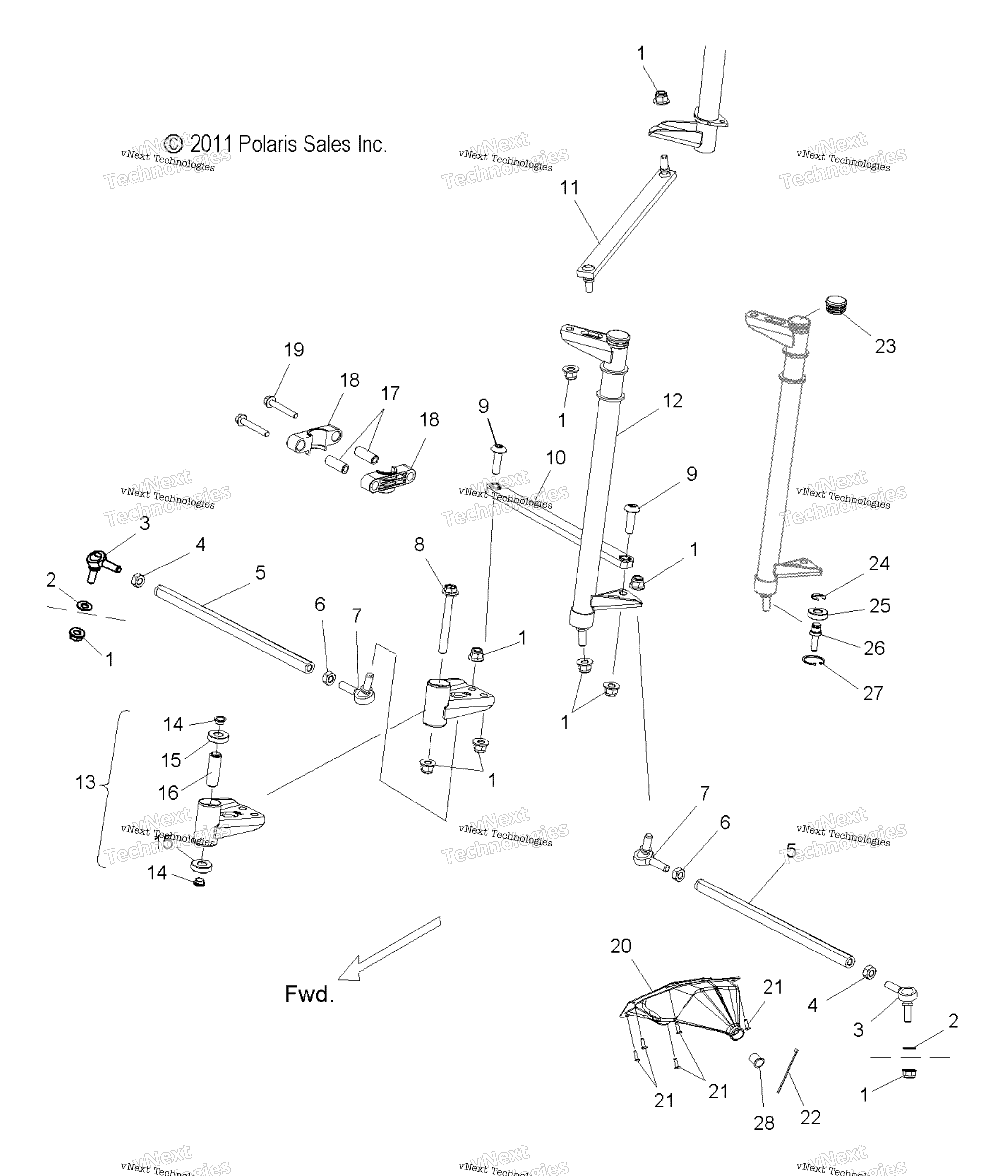Steering, нижний