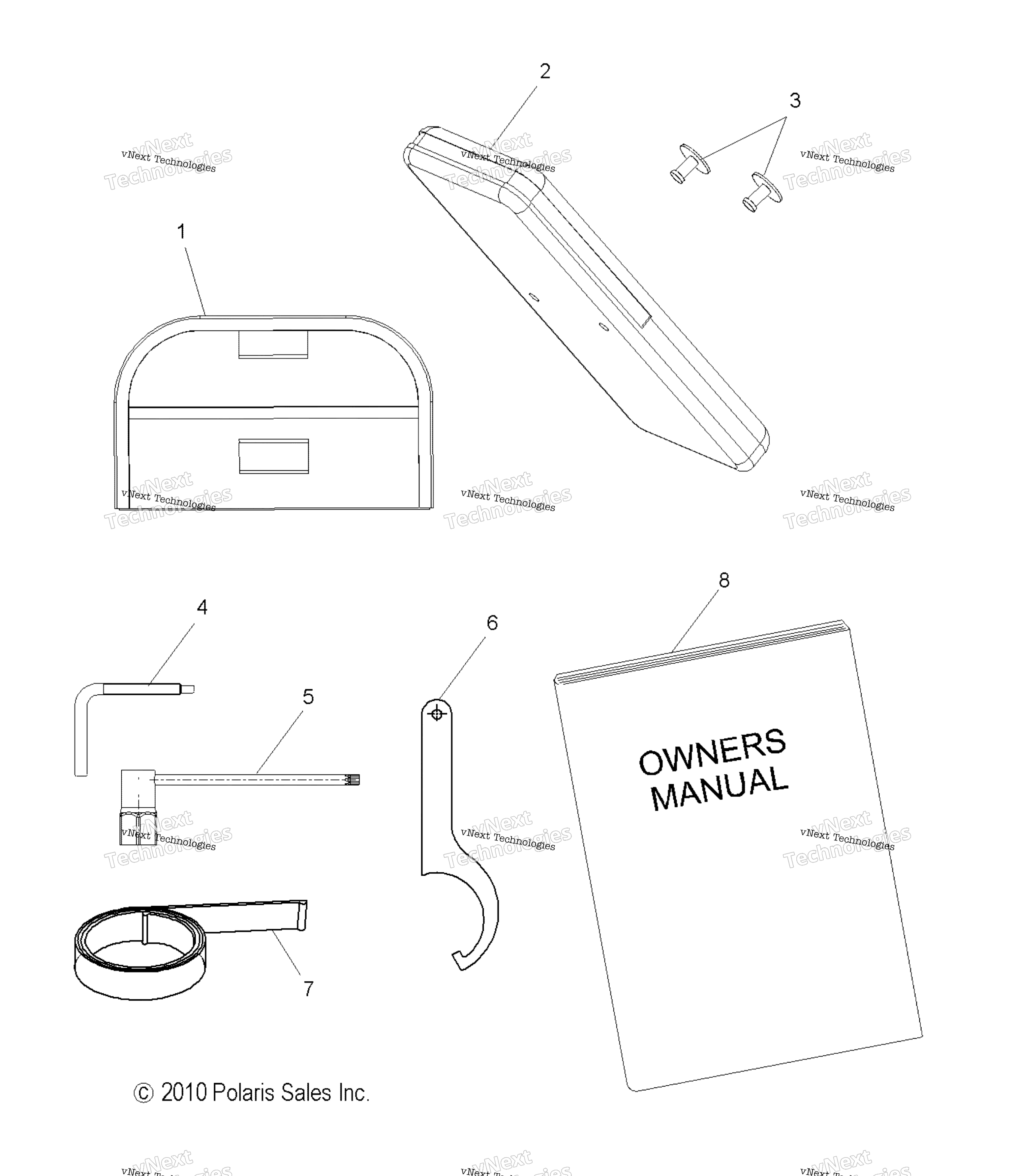 Tools, инструмент комплект & Owners Manual