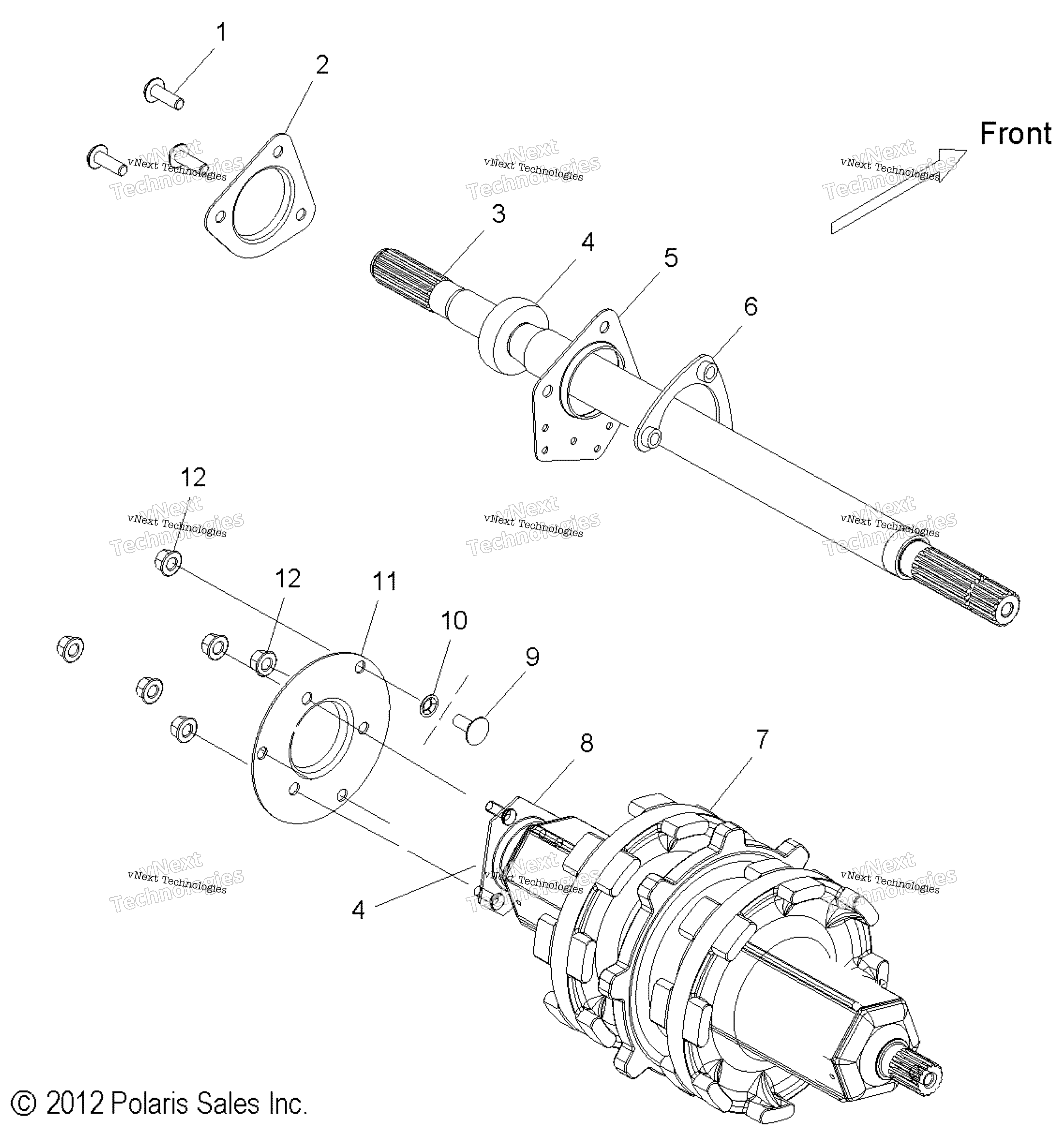 Привод Train, Jackshaft & Driveshaft All Options