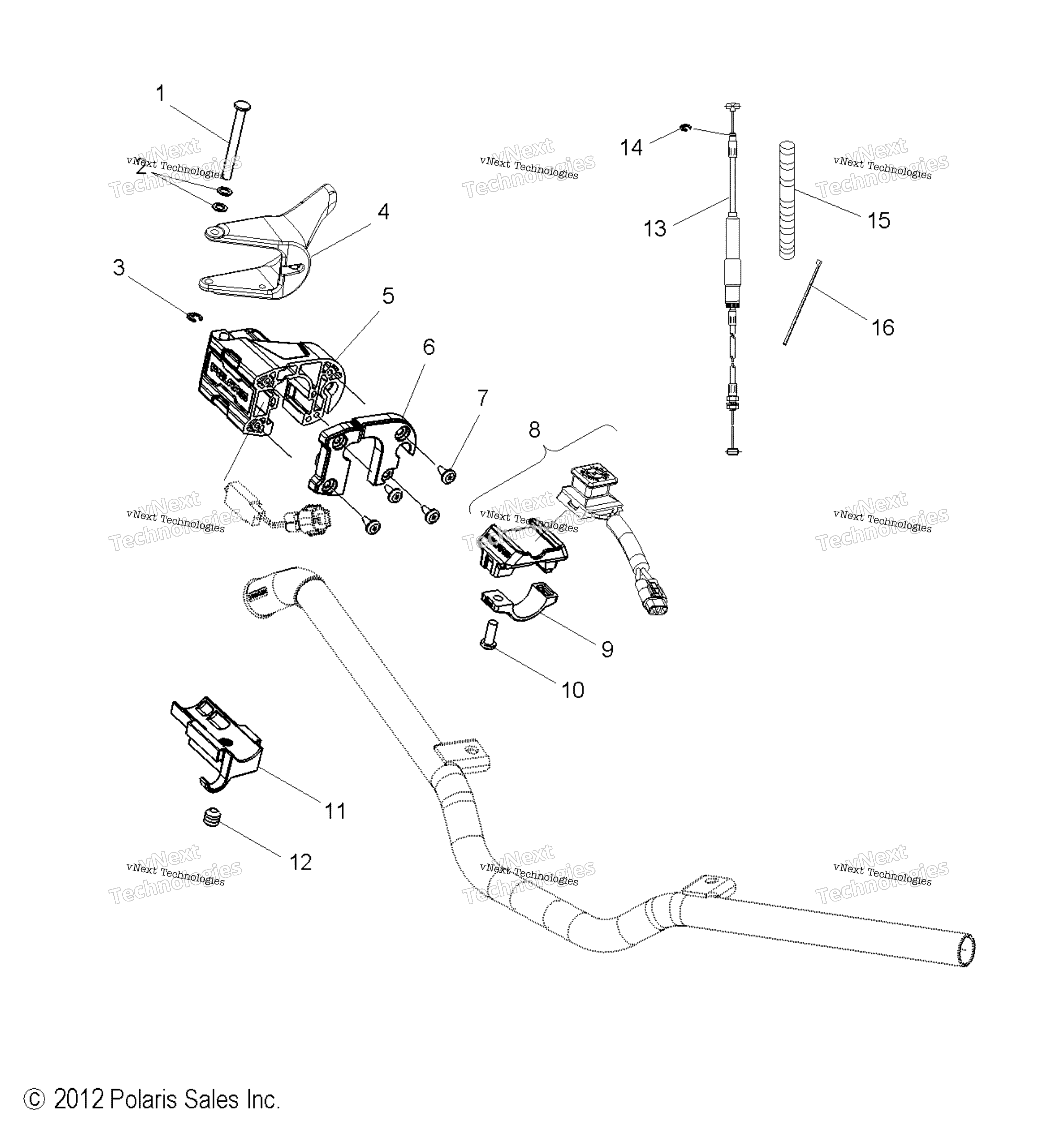 Engine, Throttle управление Asm. All Options