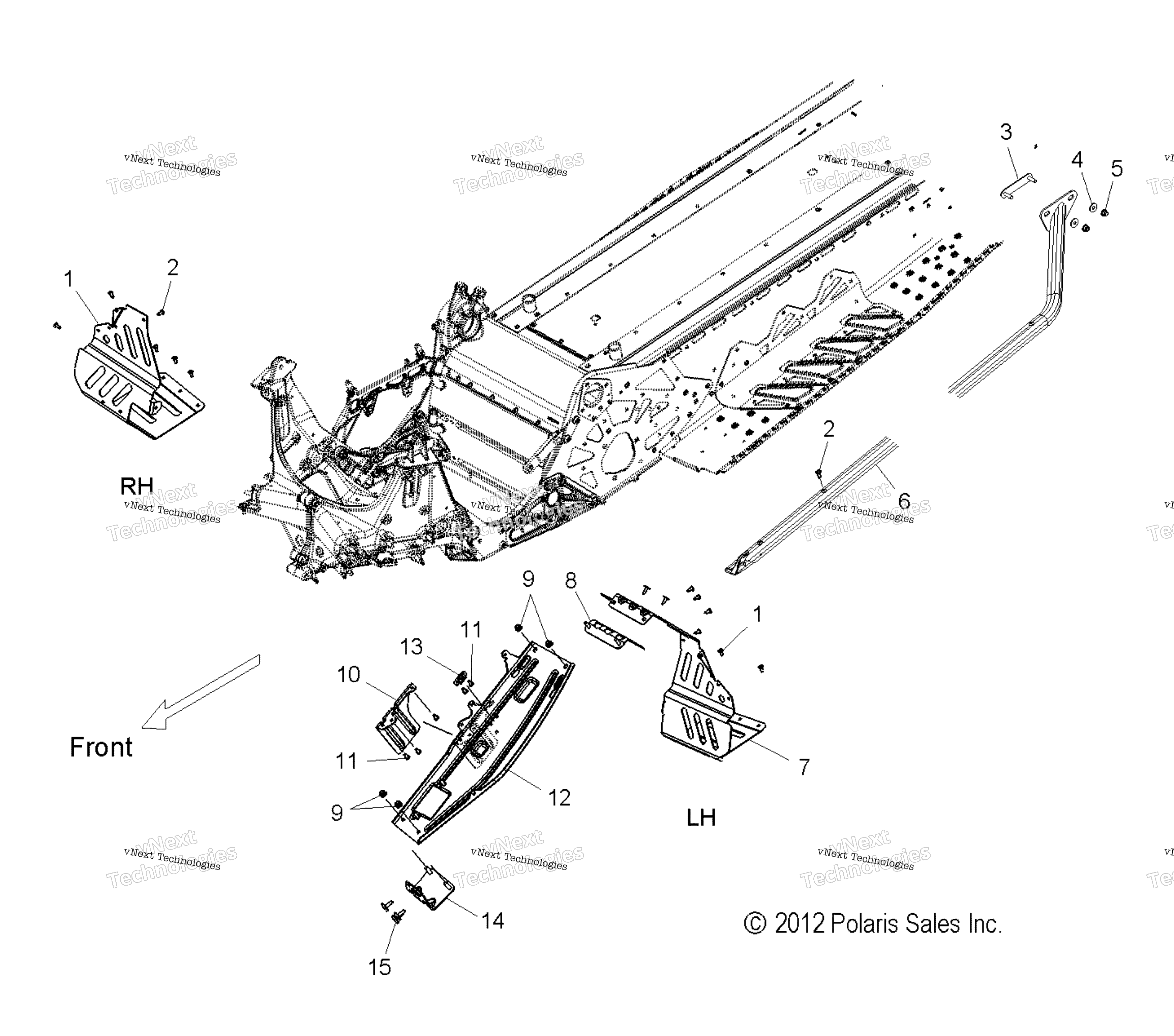 Chassis, сцепление защита & Footrests All Options