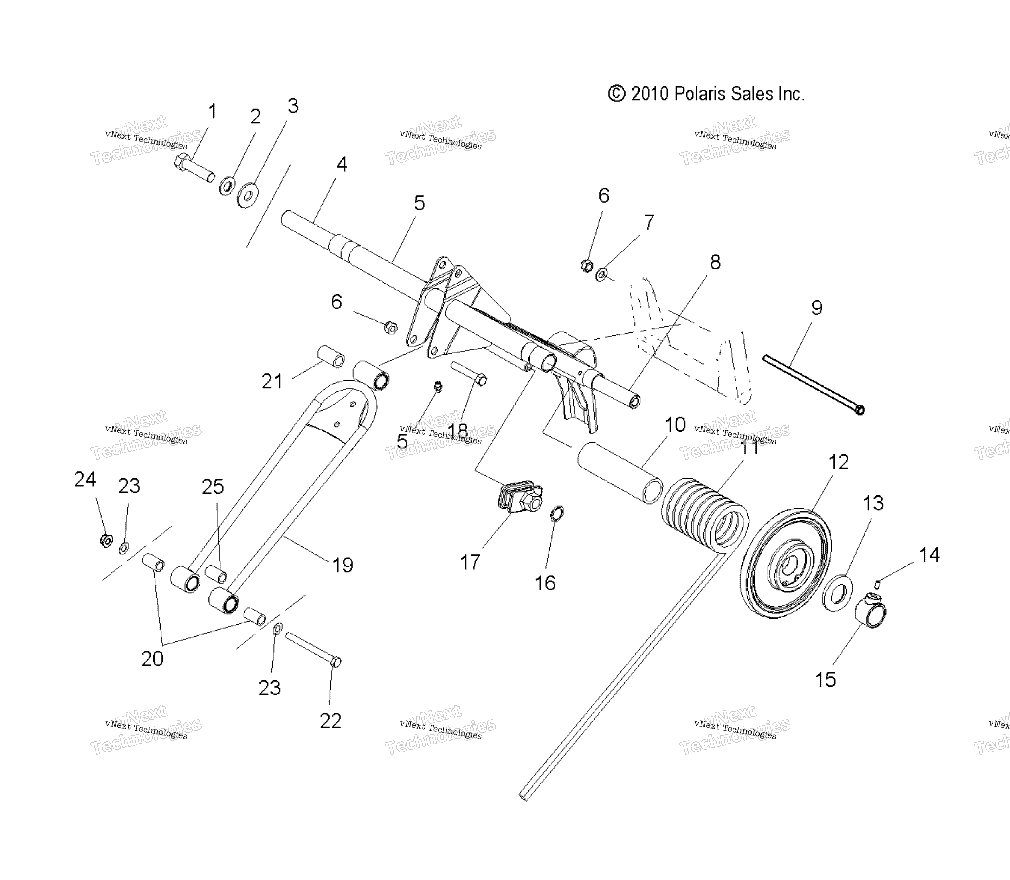 Suspension, Torque Arm, задний All Options