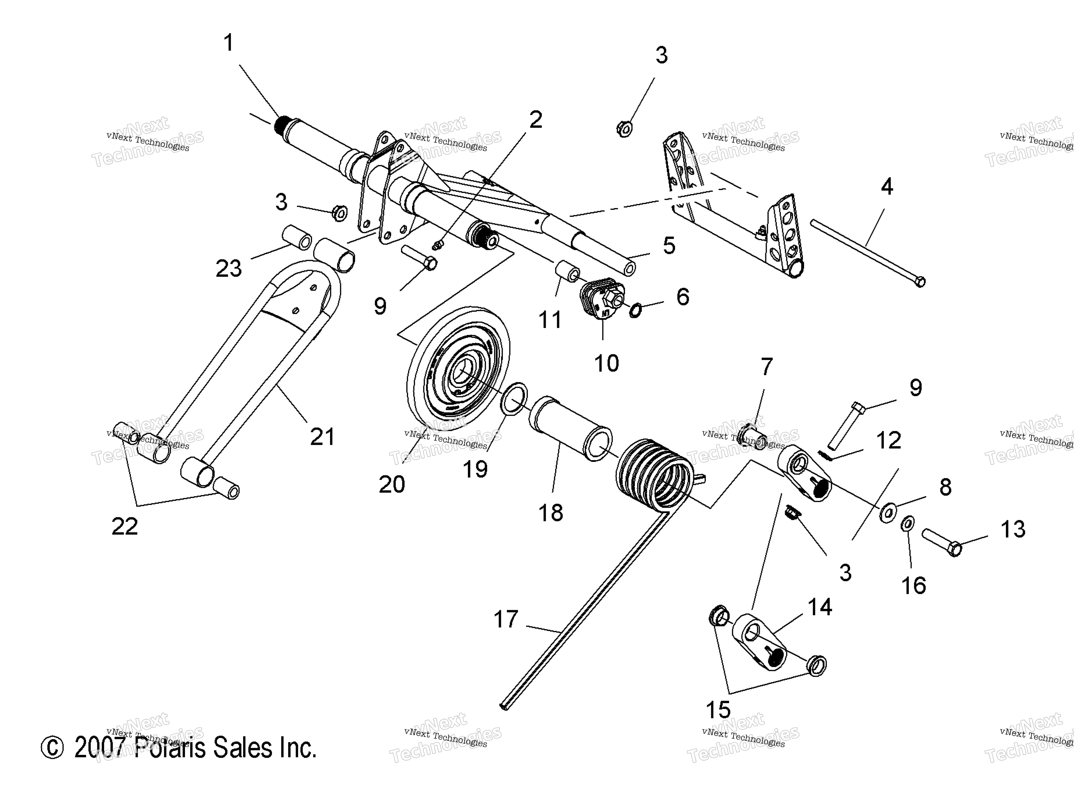 Suspension, Torque Arm, Rear, Cnd, Intl S13ps5bsl / Bel