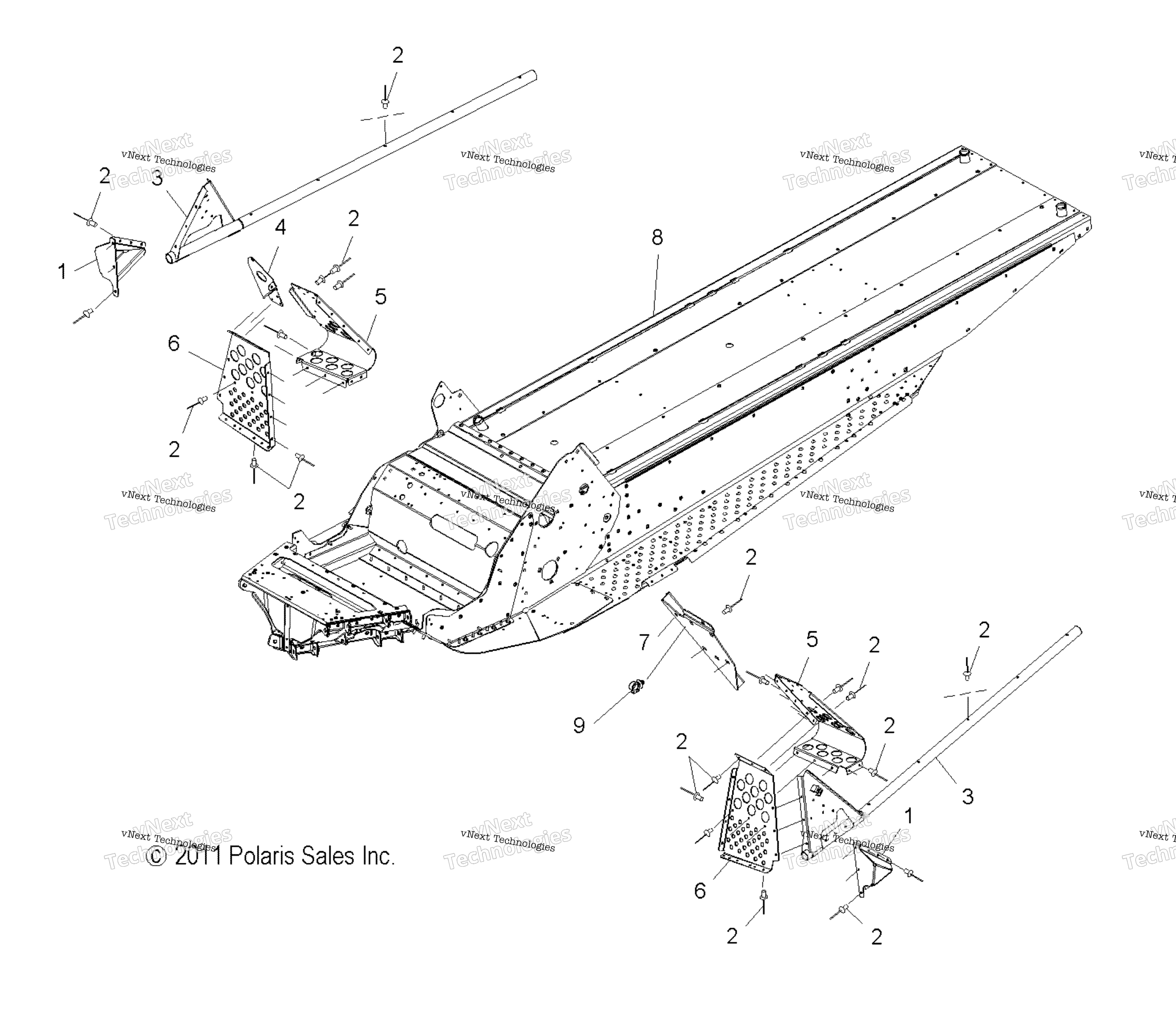 Chassis, Chassis Asm., & Footwell Asm., Lh / Rh