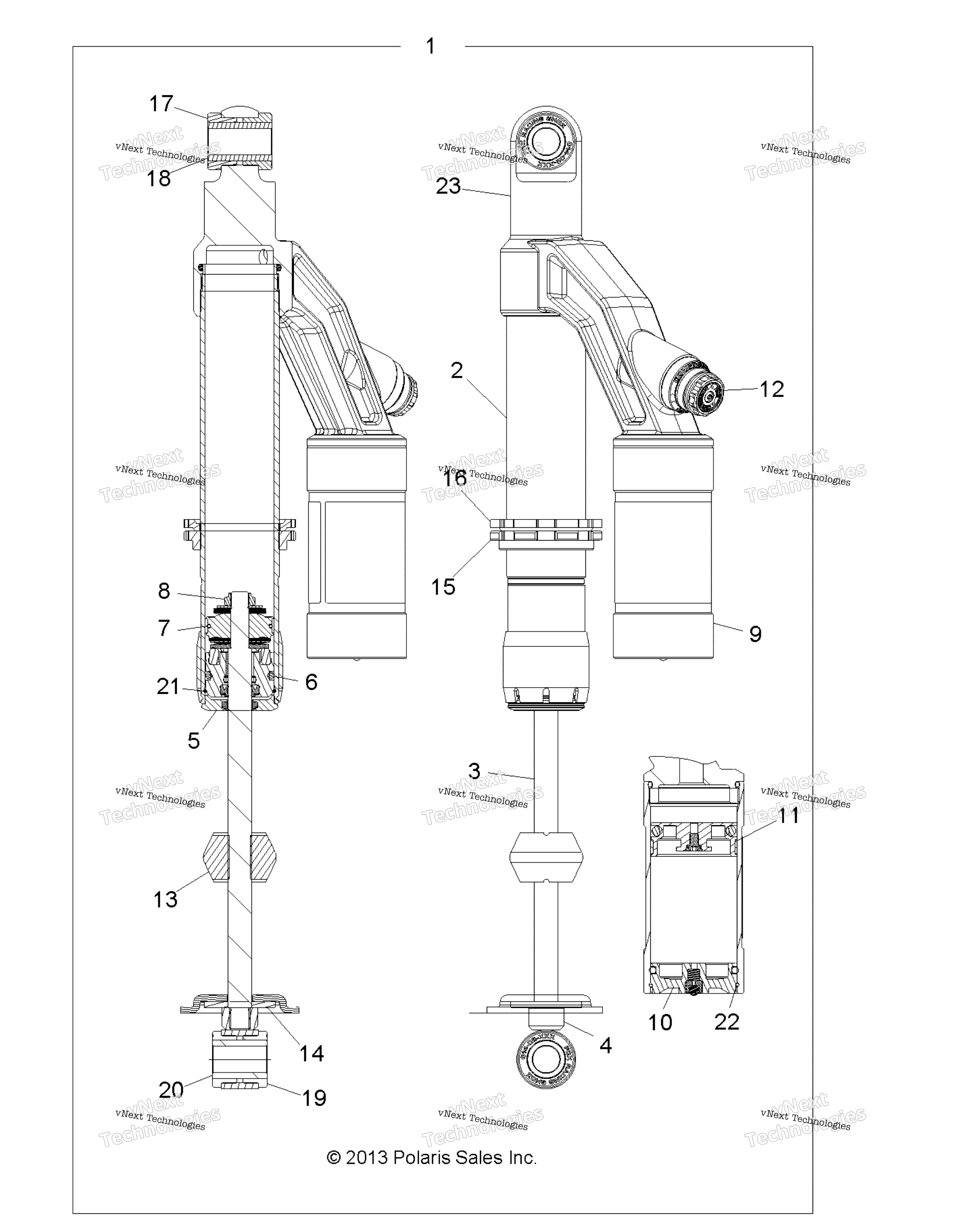Suspension, Shock, задний A14gh8eai