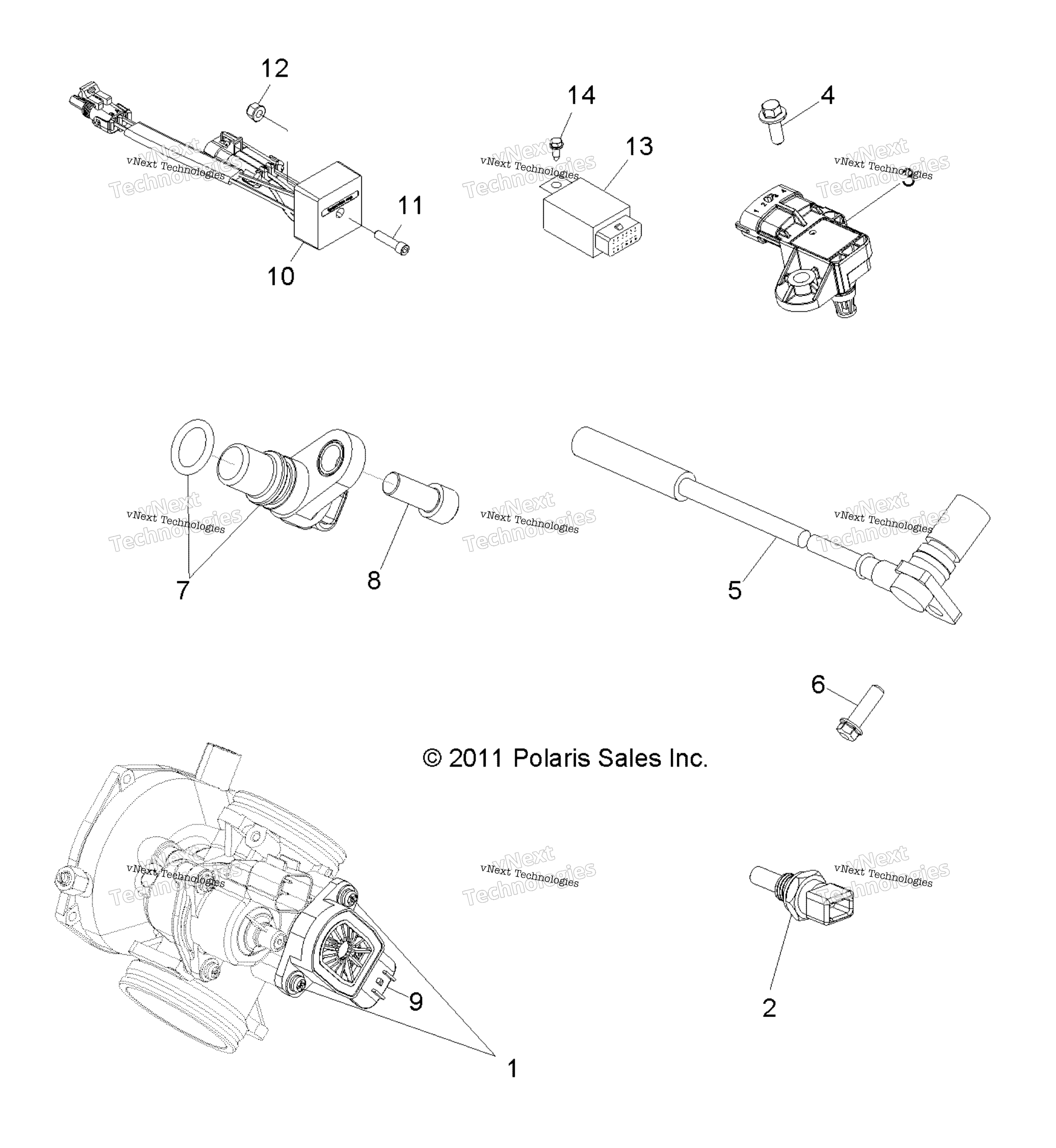 Electrical, Sensors & управление Modules R13vh57ad