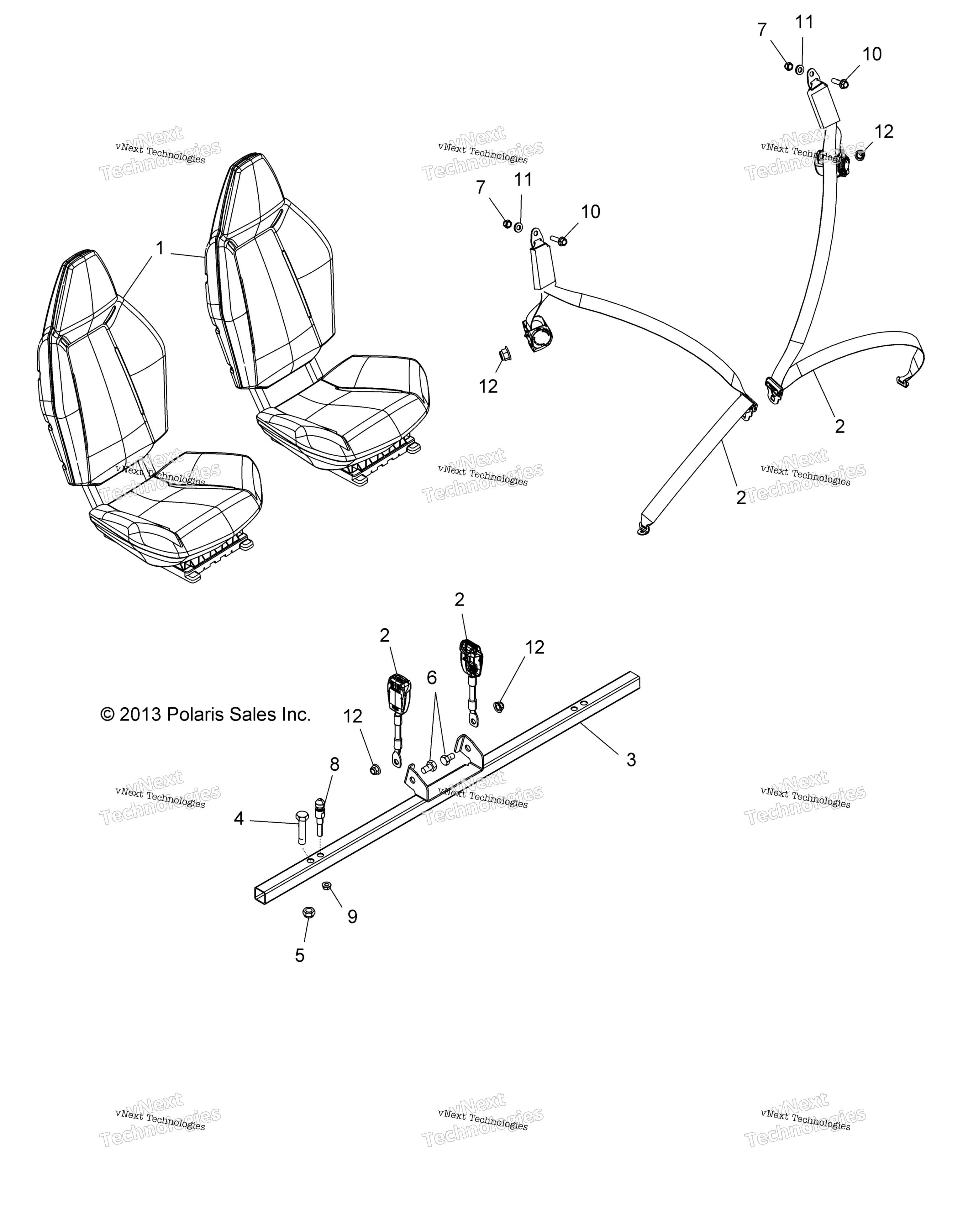 Кузов, сиденье Mounting & Belts