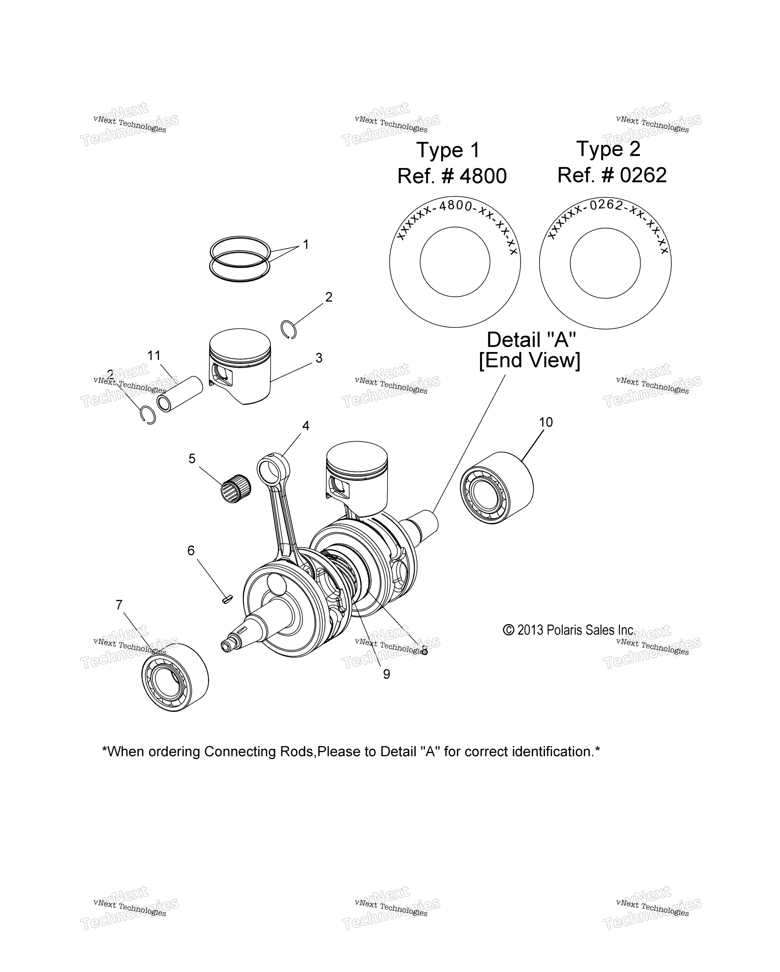 Engine, поршень & коленвал