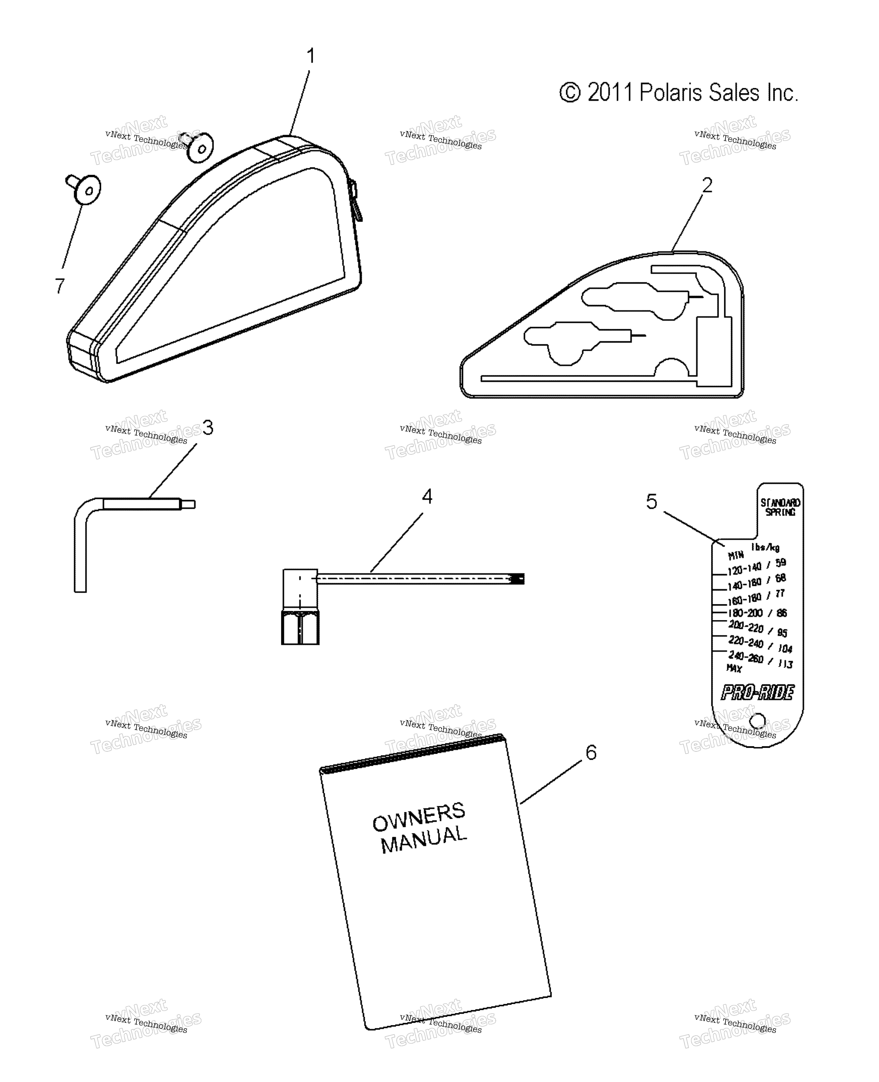 Tools, инструмент комплект & Owners Manual