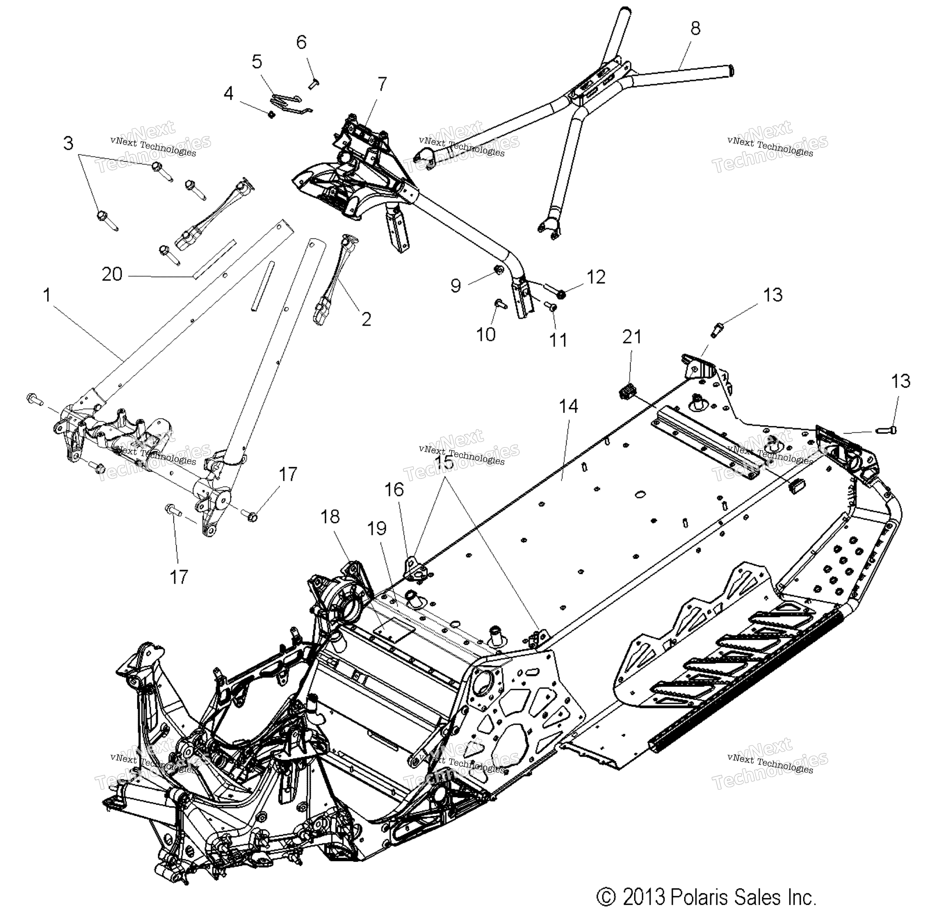 Chassis, Chassis Asm. & Over Structure All опции