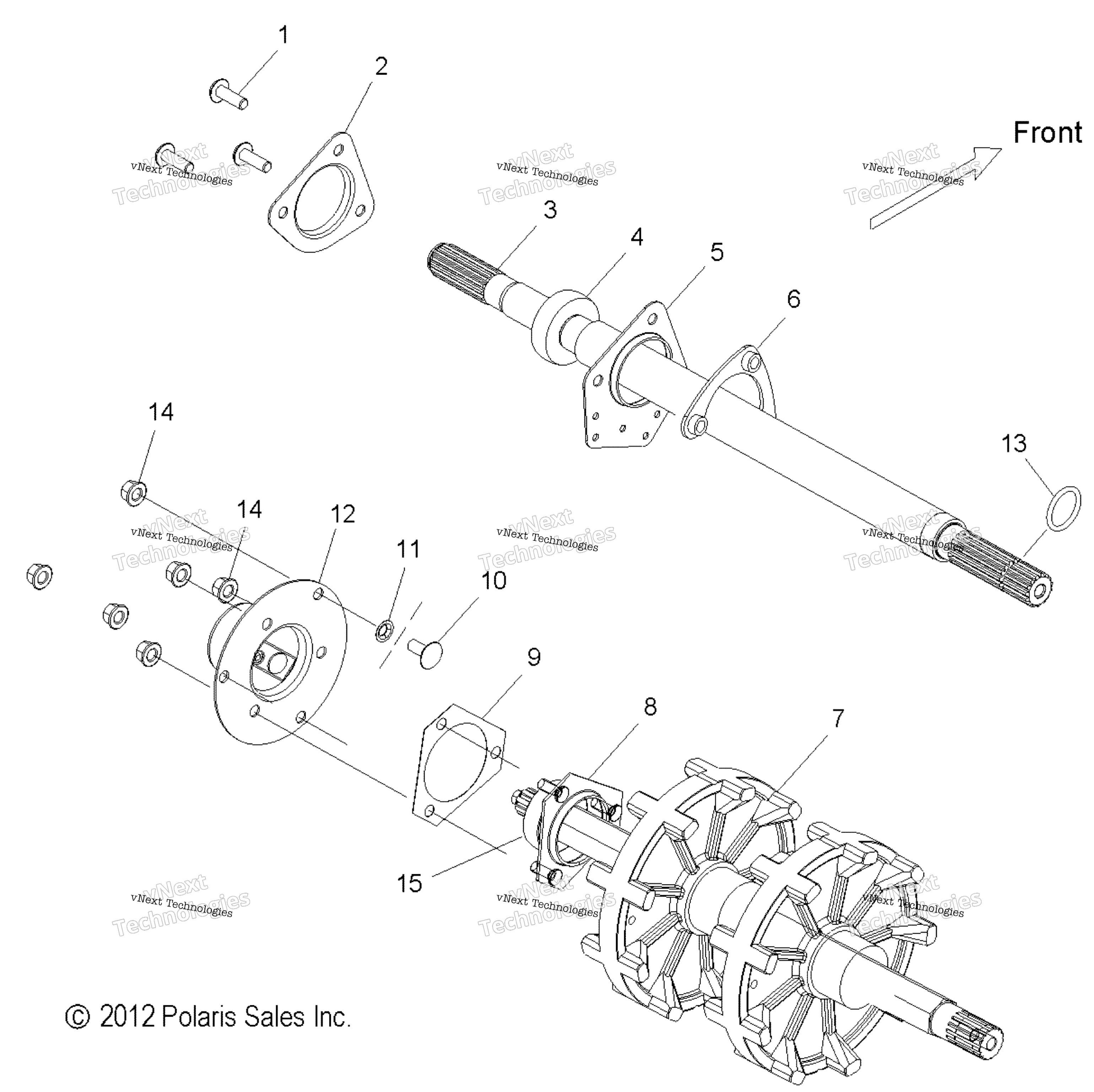 Привод Train, Jackshaft & Driveshaft All Options