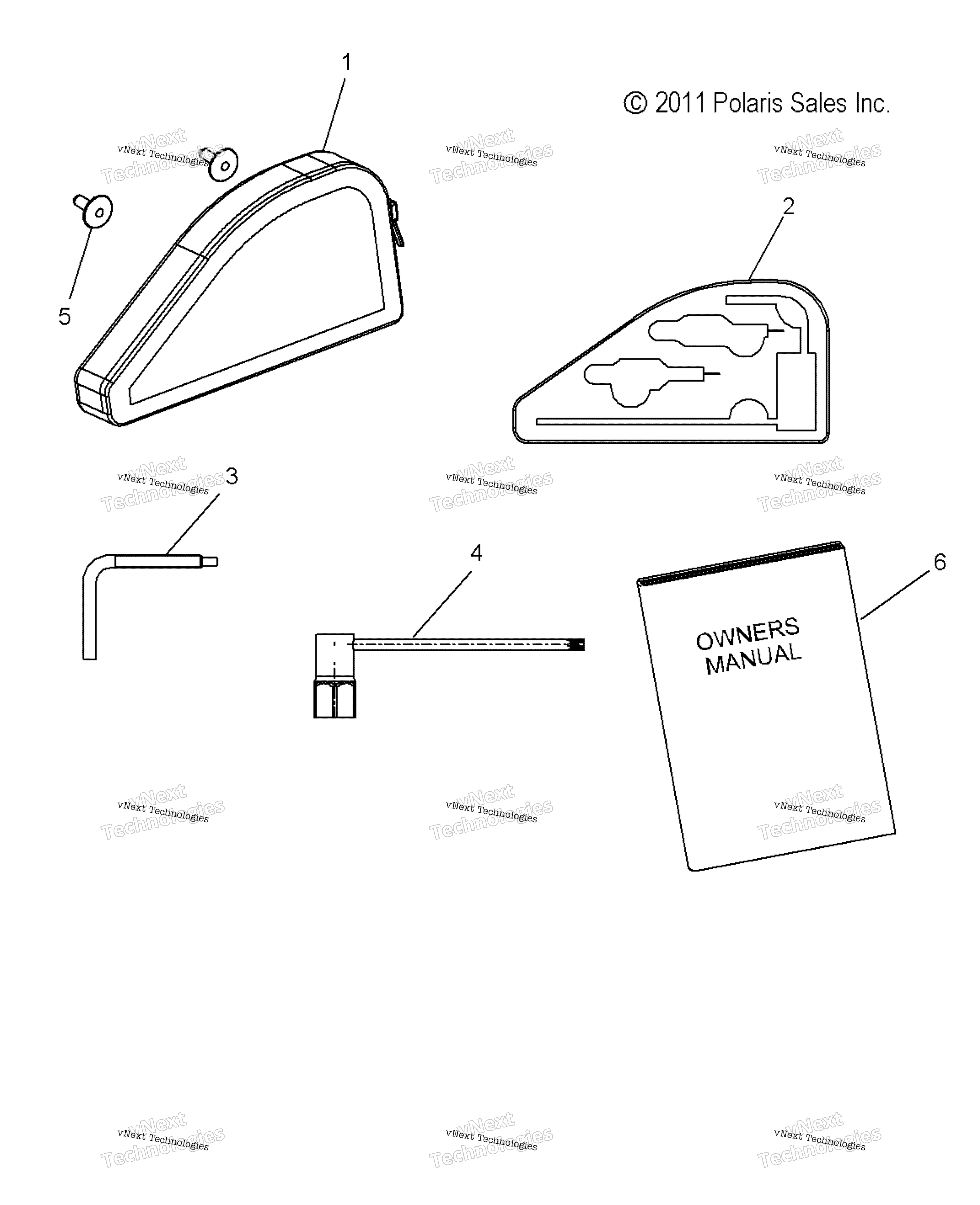 Tools, инструмент комплект & Owners Manual All Options