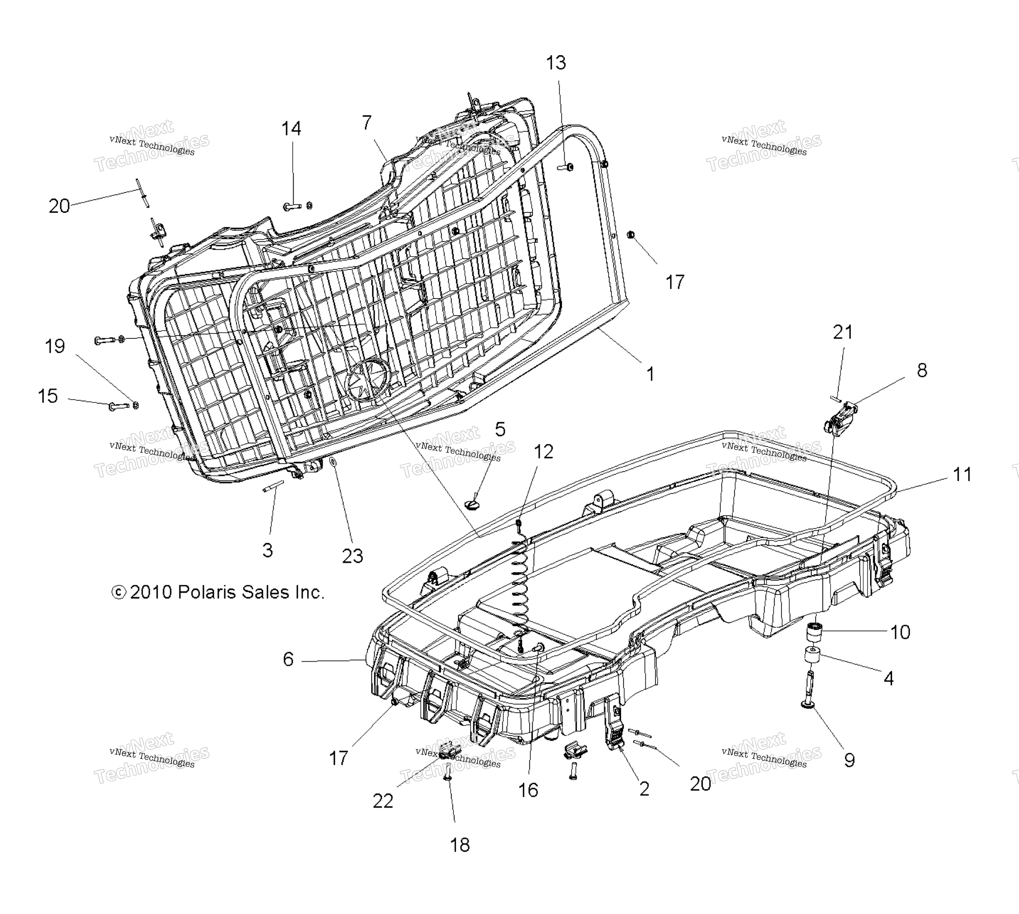 Body, передний багажник Box A14zn8eap