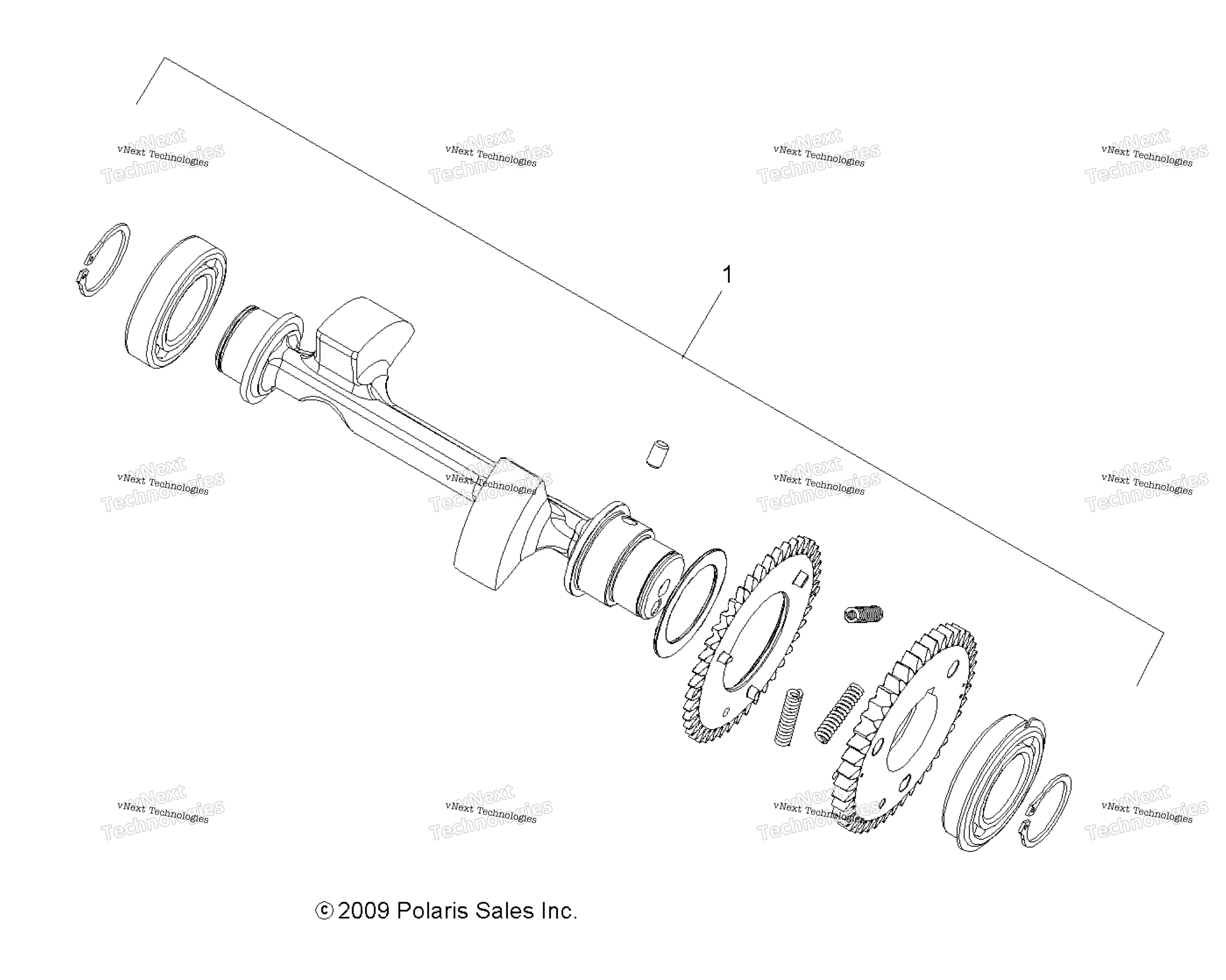 Engine, Balance Shaft A14zn8eab / C / M / P / S
