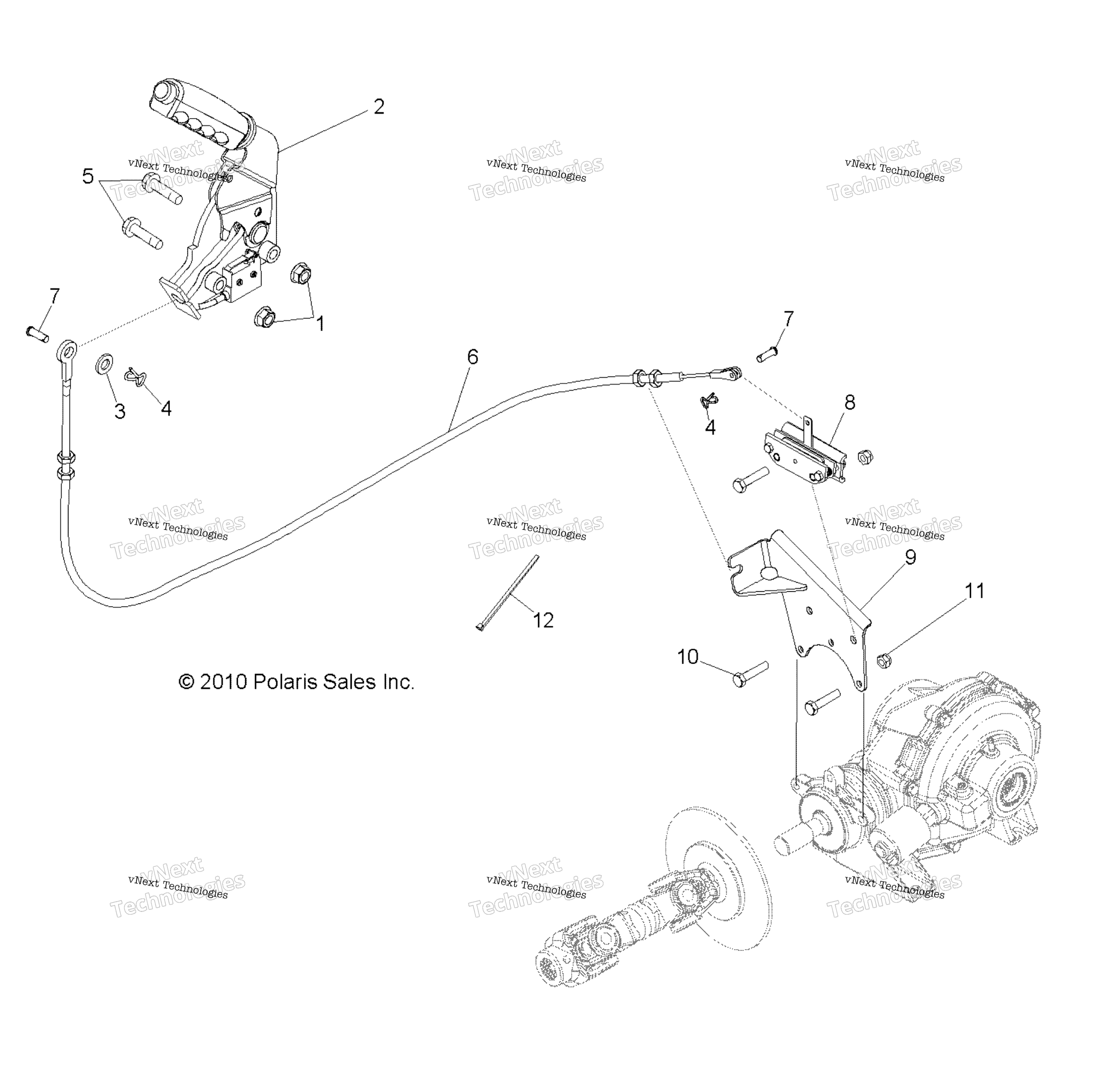 Brakes, Park тормоз Asm