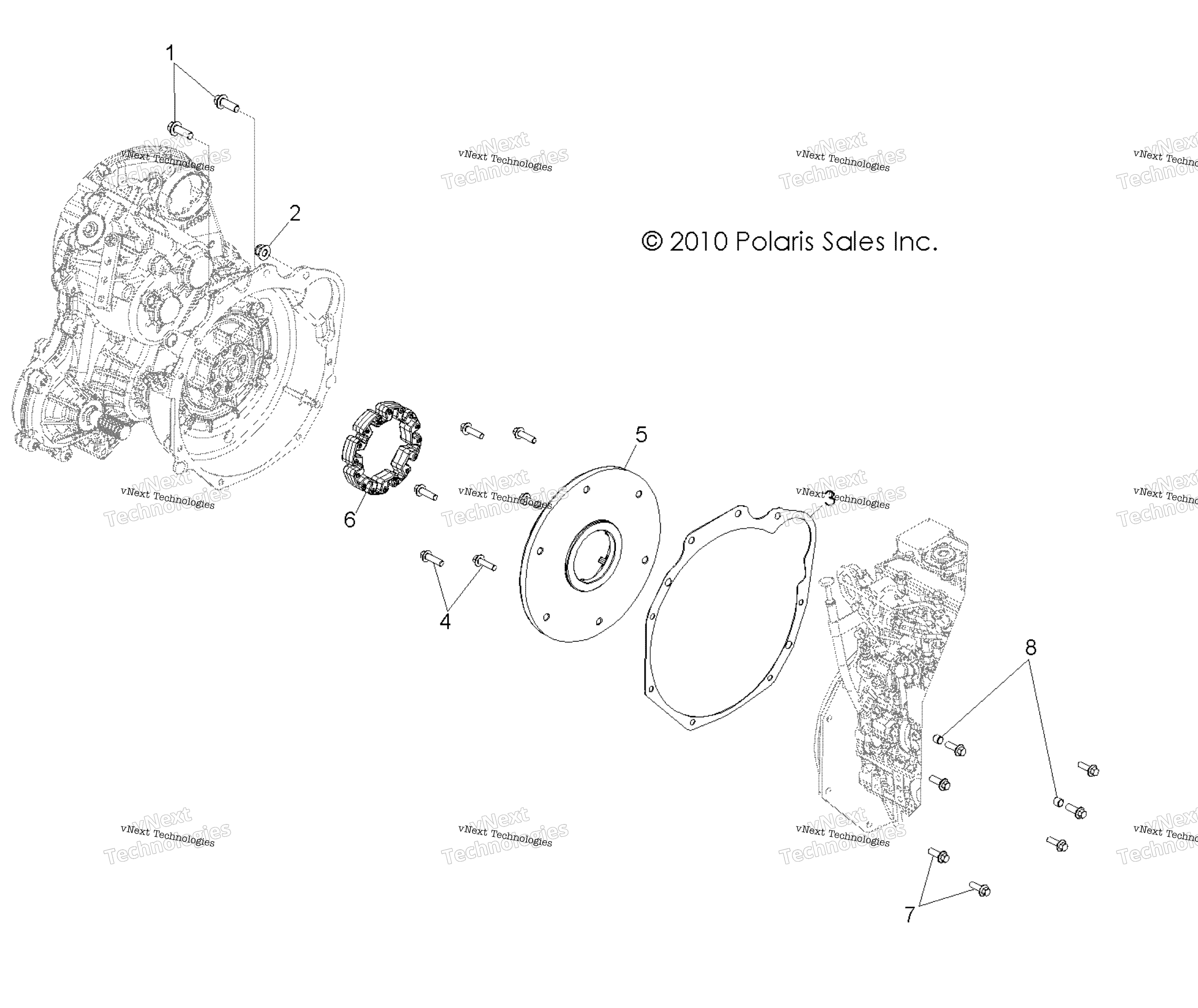 Привод Train, Drive Coupler & Bellhousing