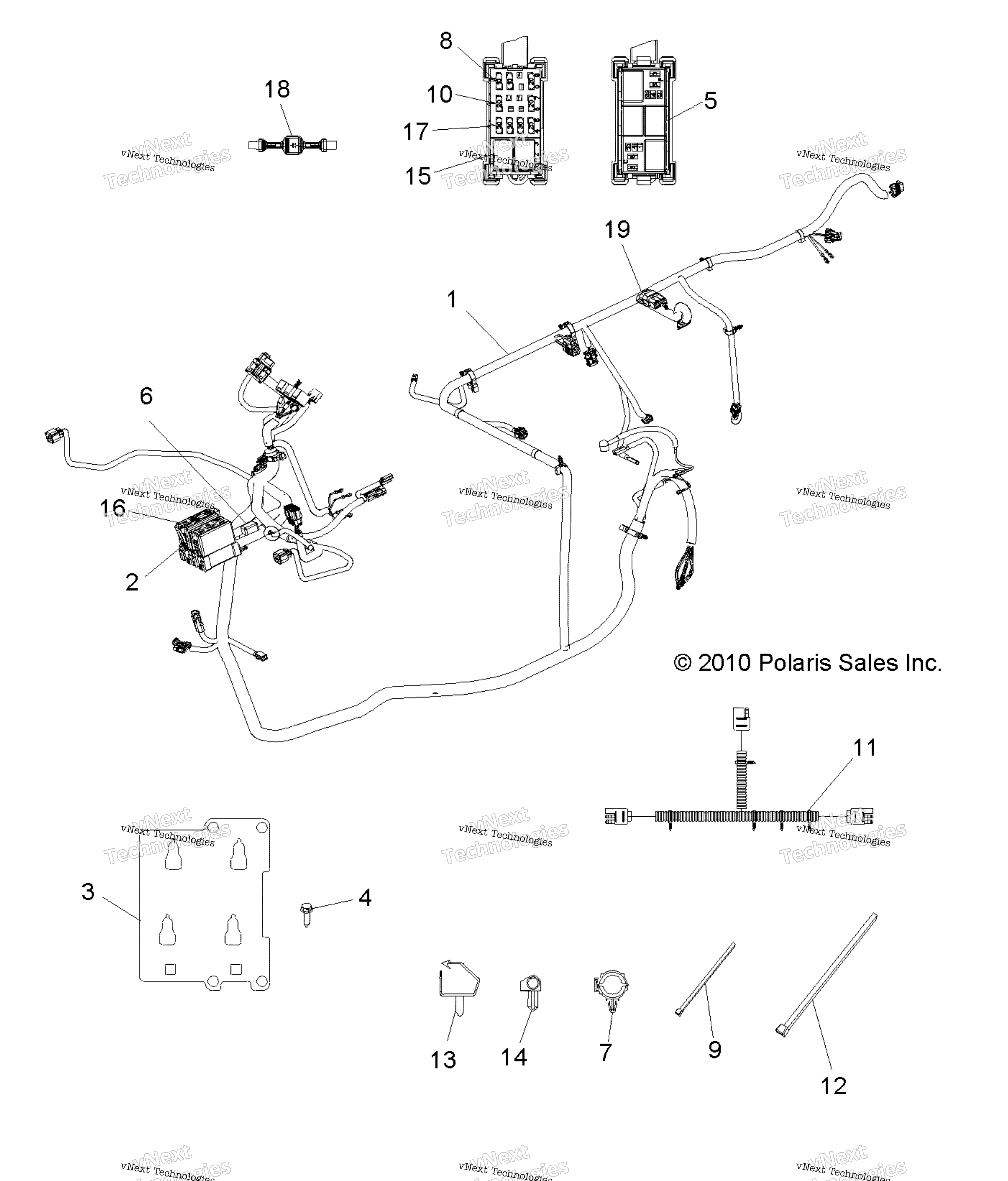 Electrical, провод Harnesses