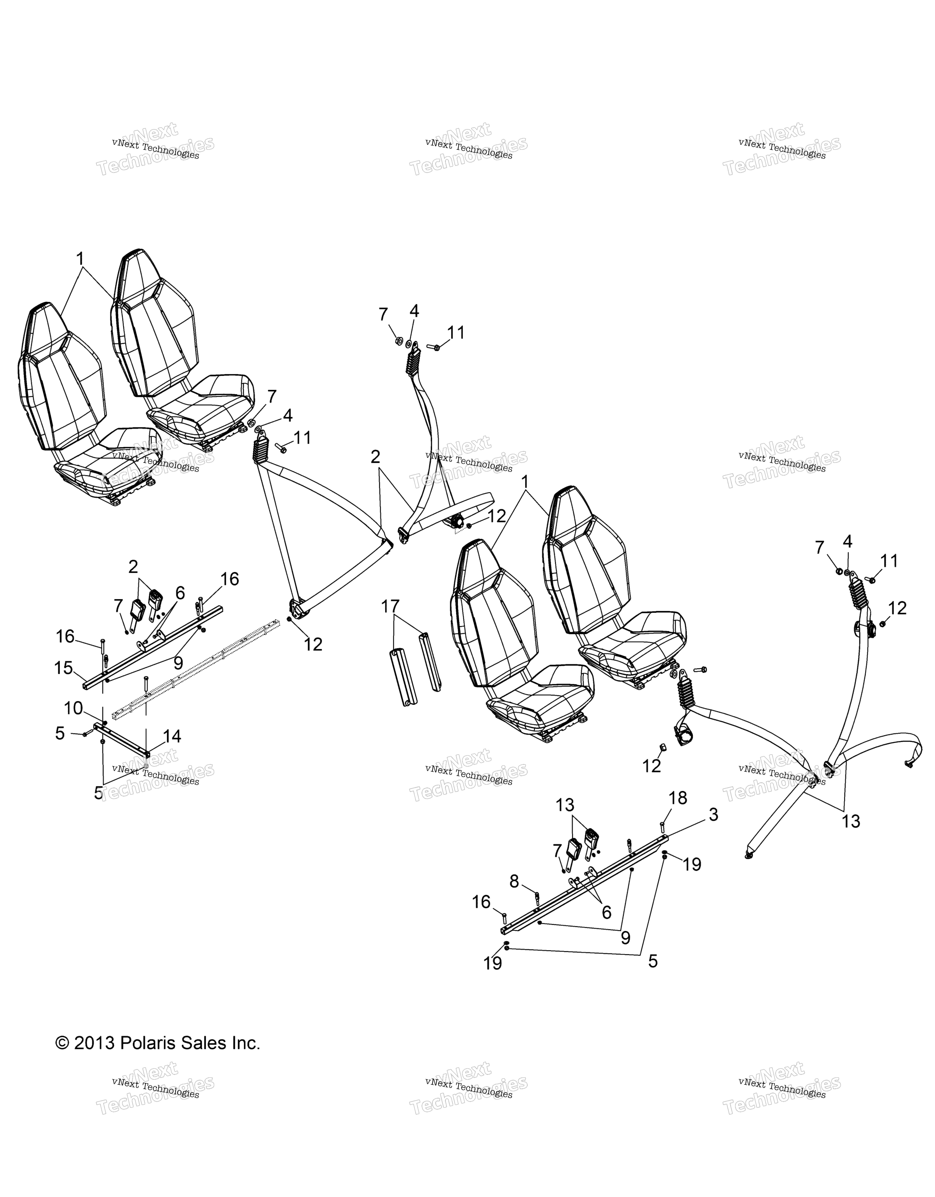 Кузов, сиденье Mounting & Belts