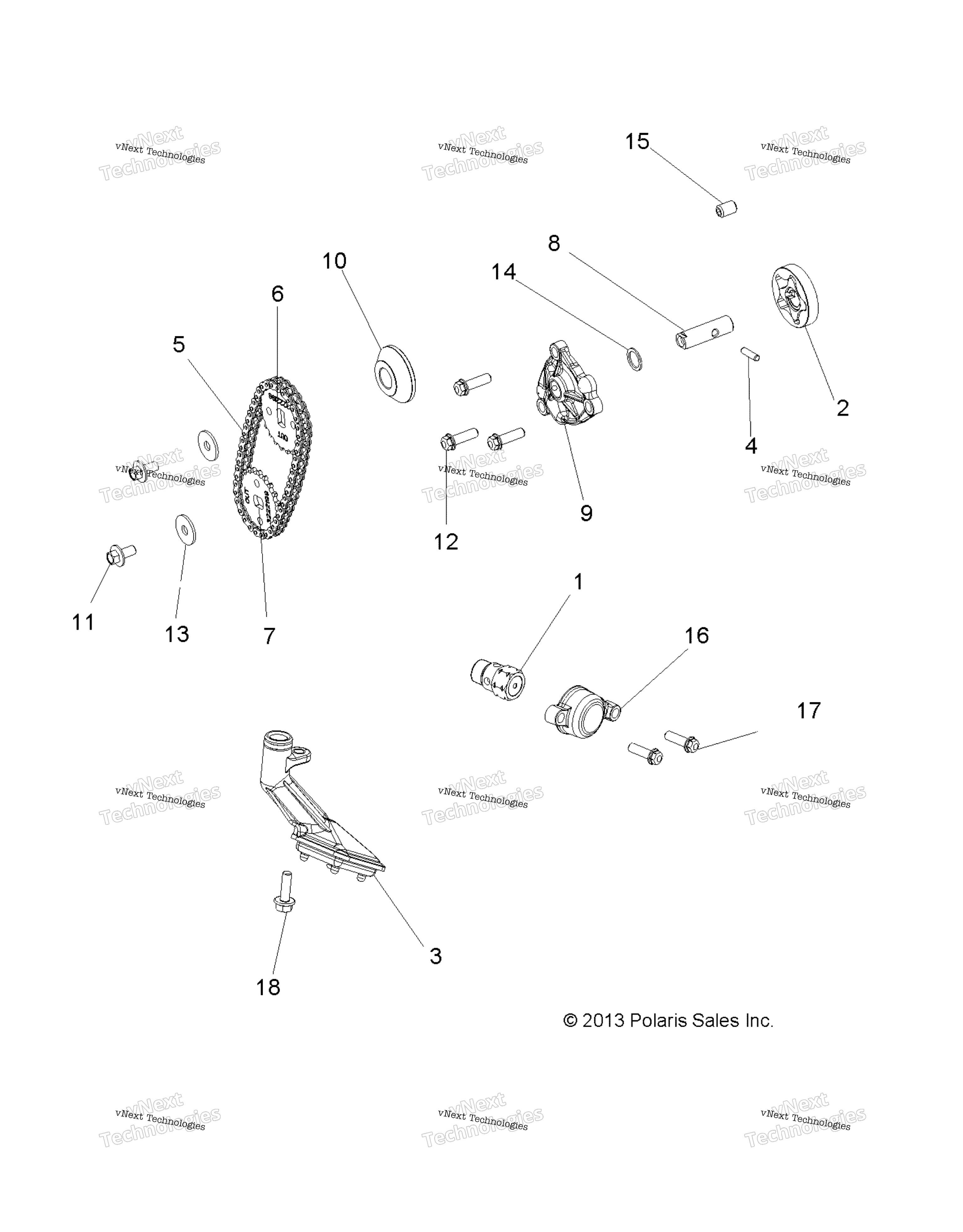 Двигатель, масляный насос
