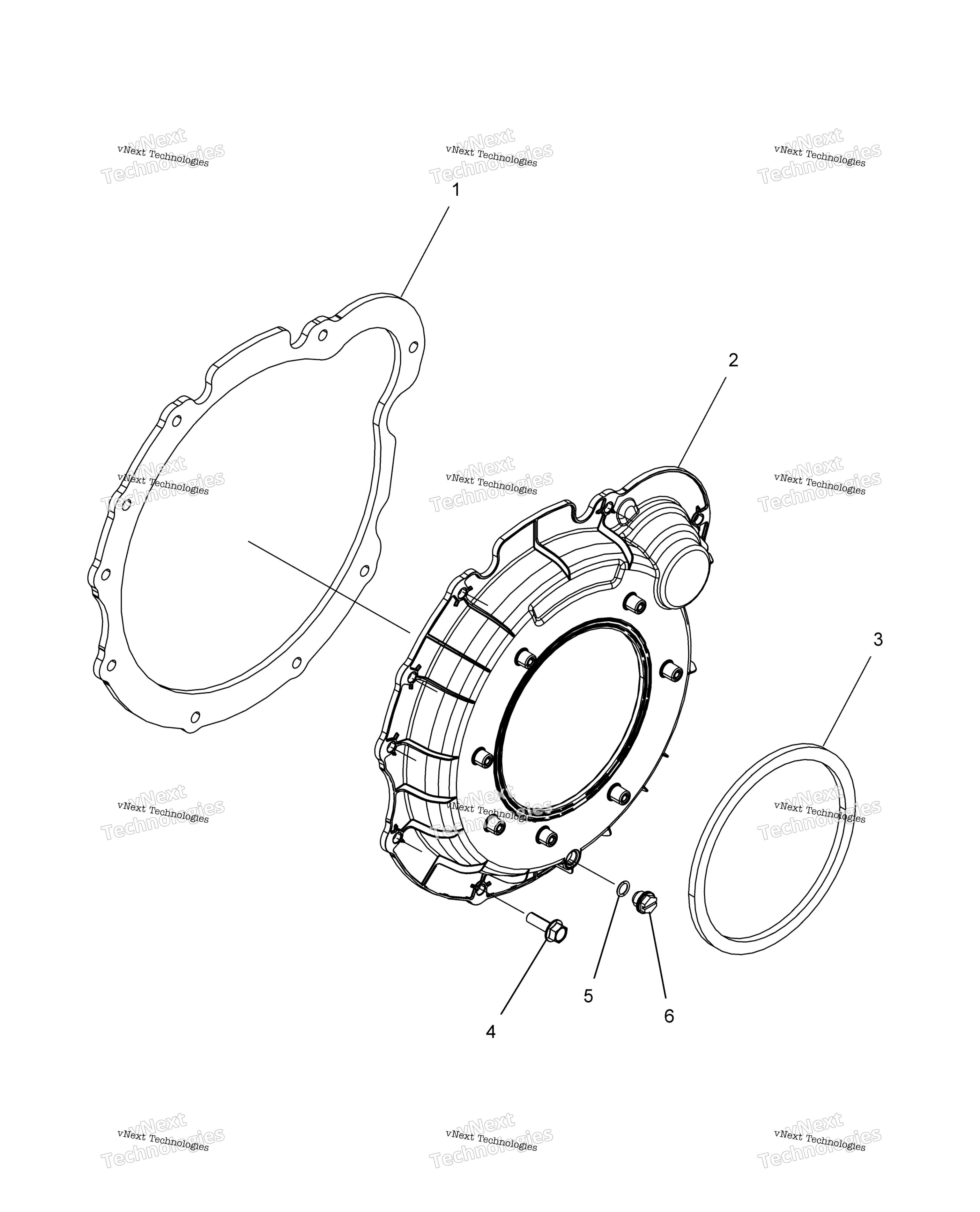 Engine, маховик крышка