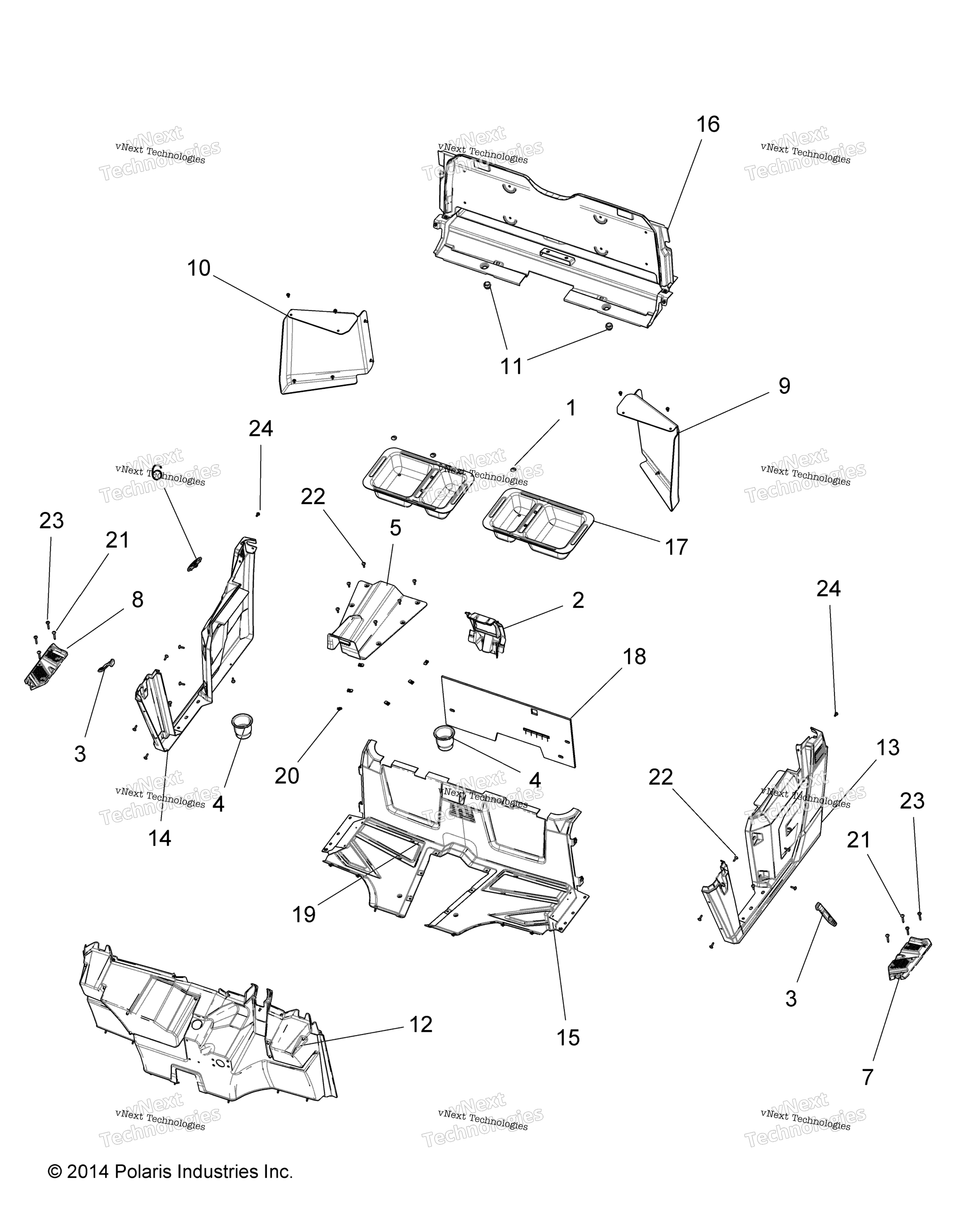 Body, пол & Fenders