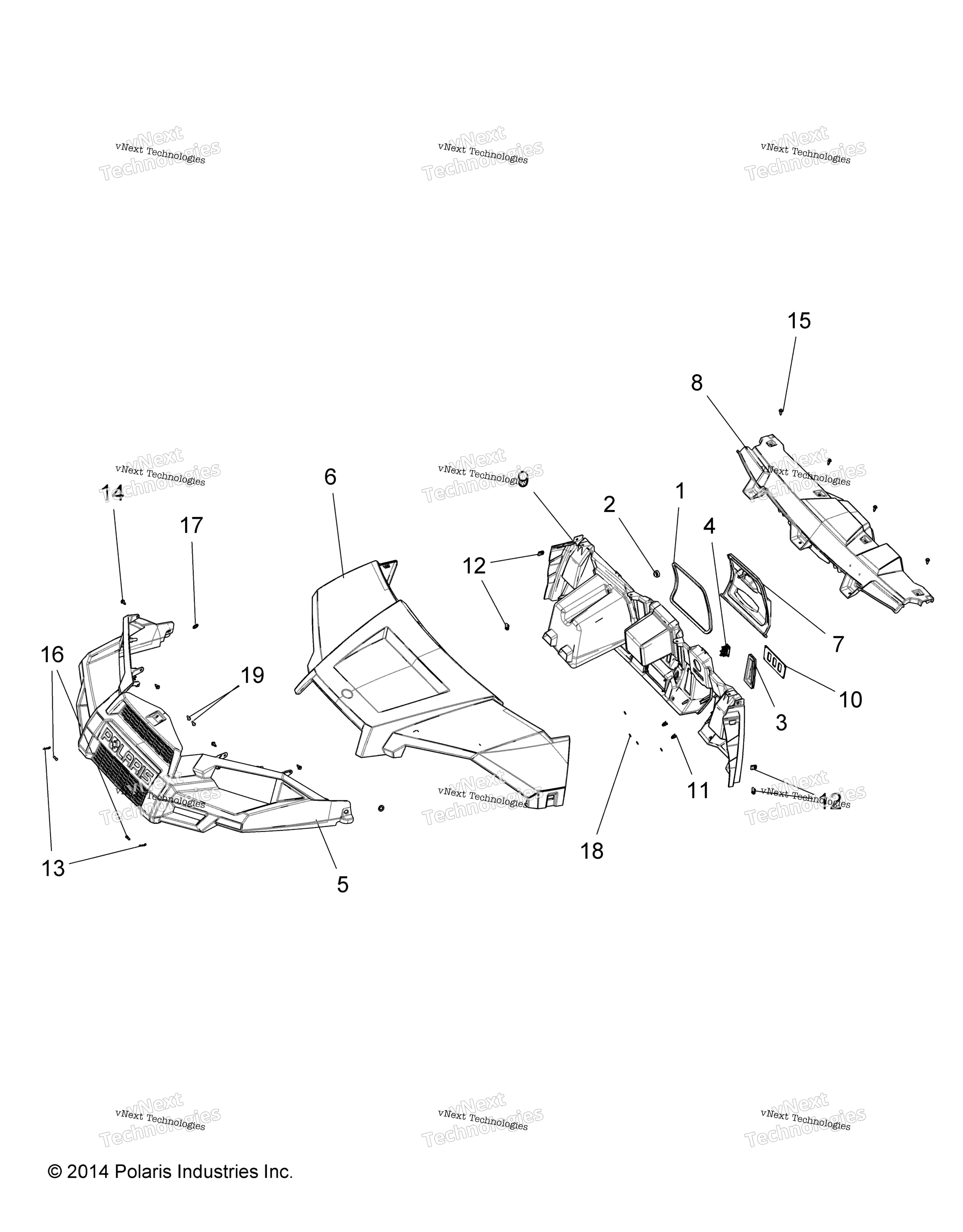Body, Hood, Dash & Grill R15rmaegj / Gc / Ej