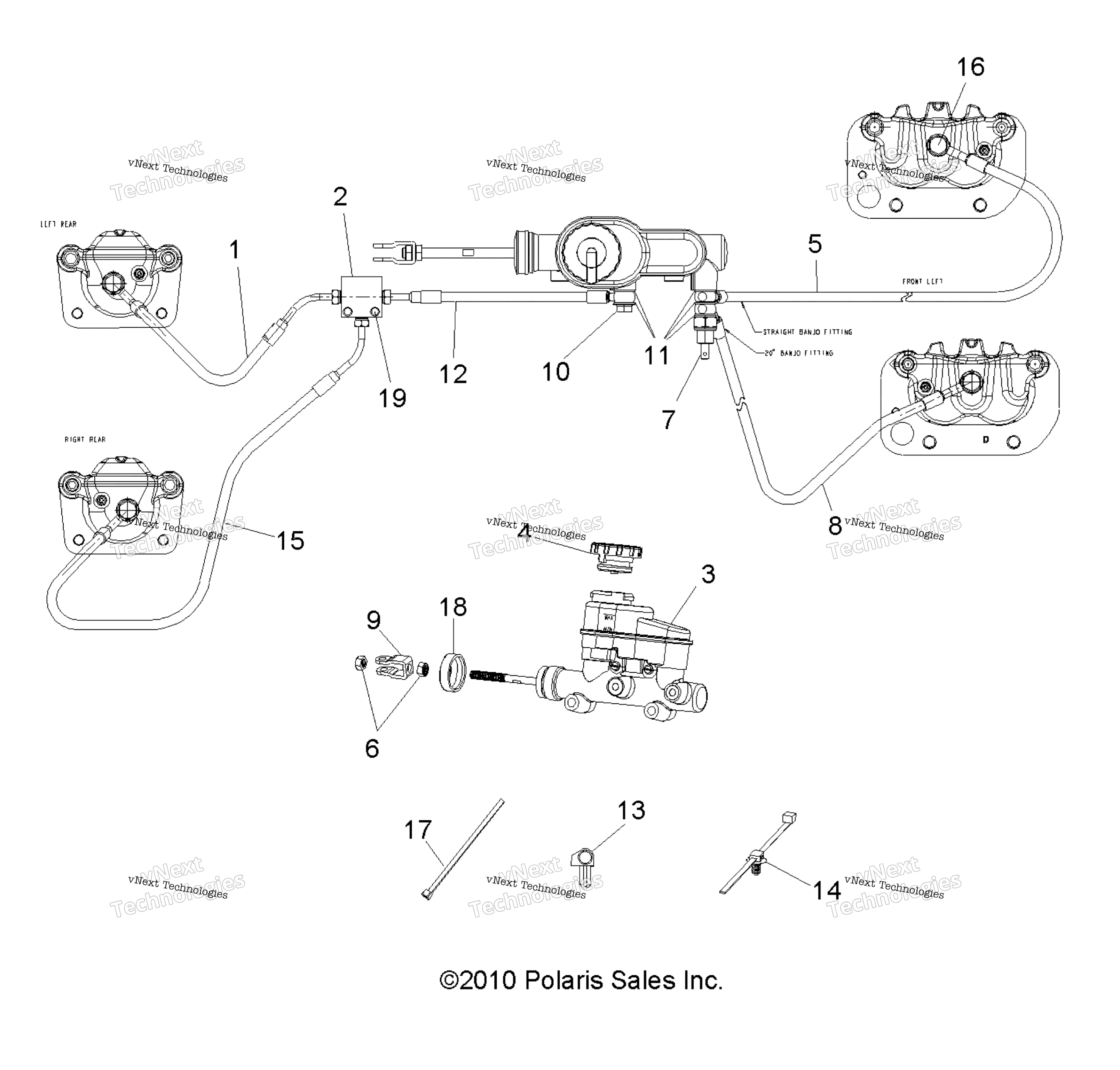 Brakes, Lines & Master цилиндр R15rmaegj / Gc / Ej